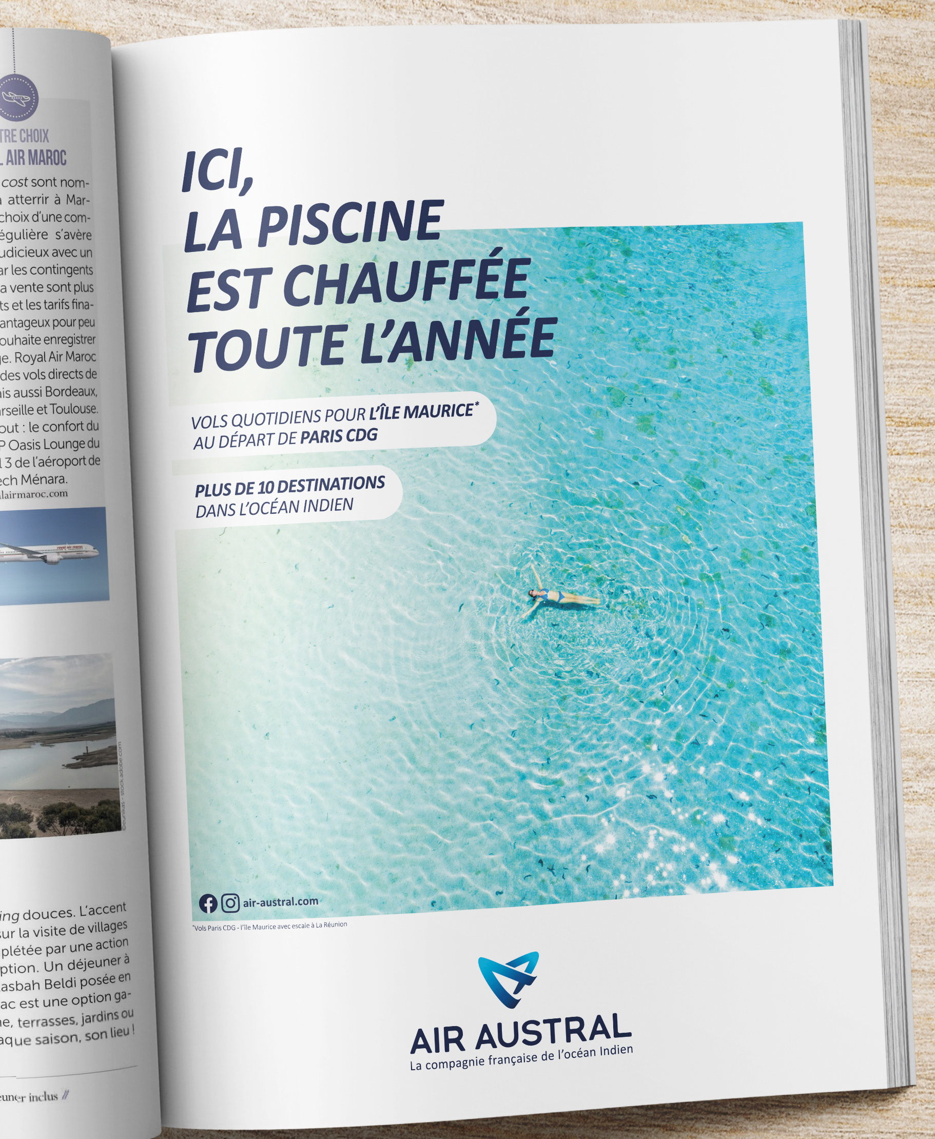 Annonceur : Air Austral / Job Freelance