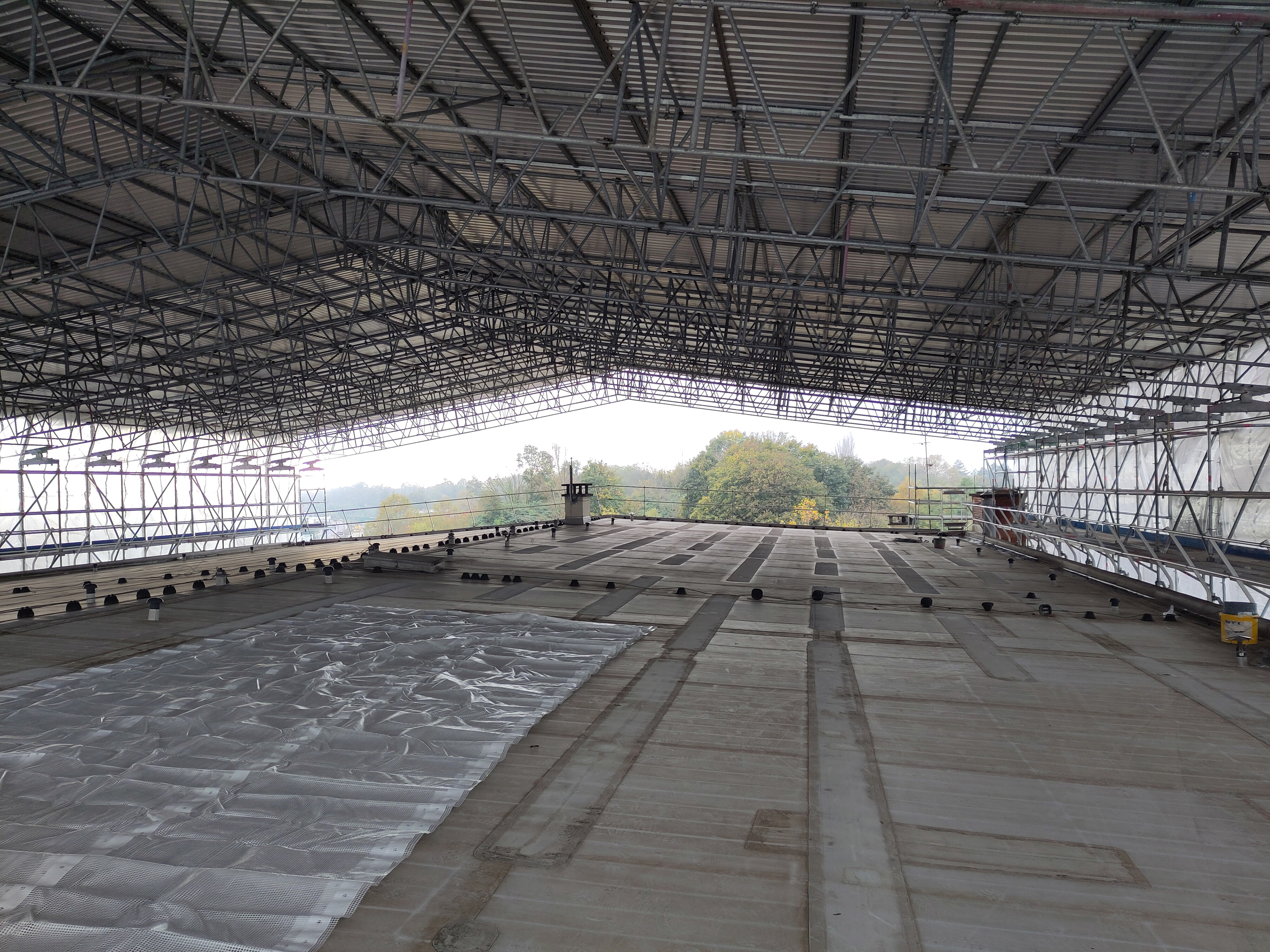 chantier / étanchéité avant travaux