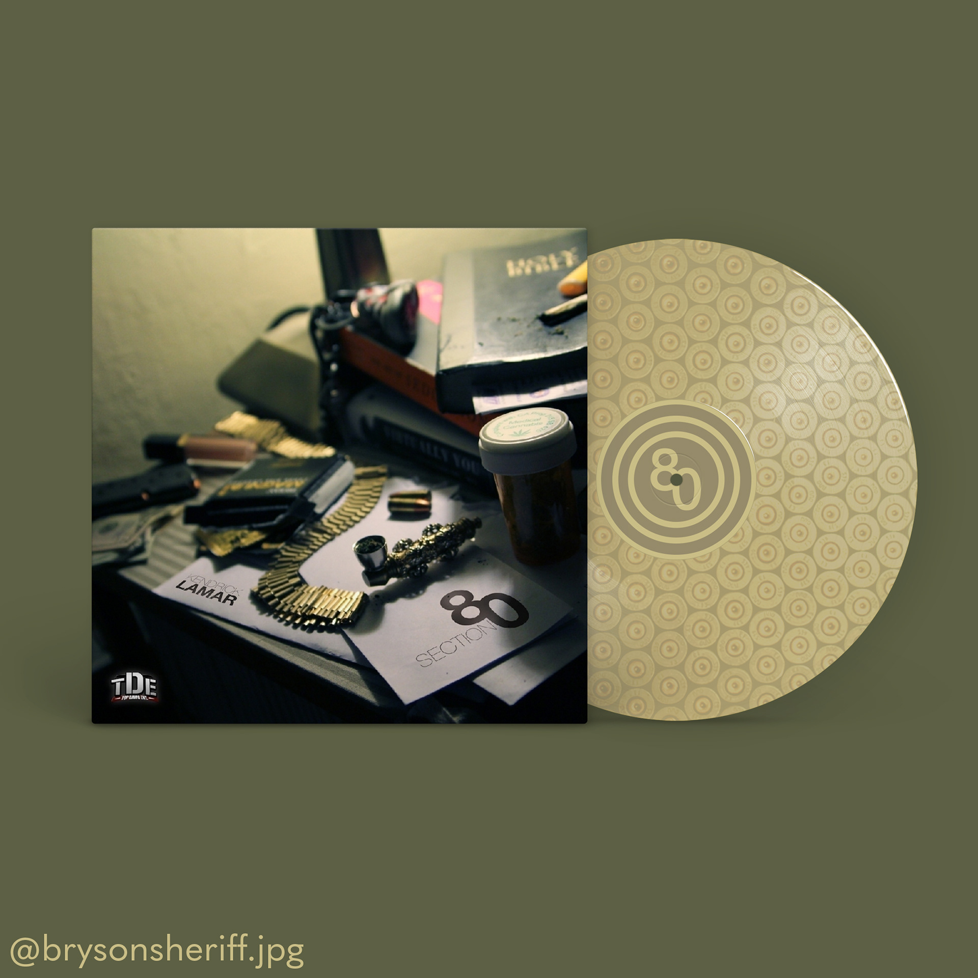 Kendrick Lamar - "Section.80" Vinyl Record Concept