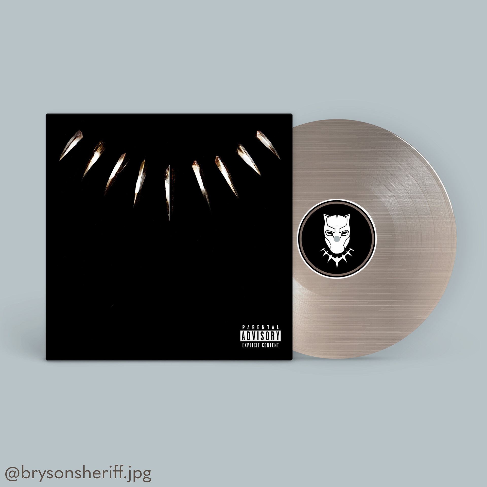 Kendrick Lamar - "Black Panther Soundtrack" Vinyl Record Concept