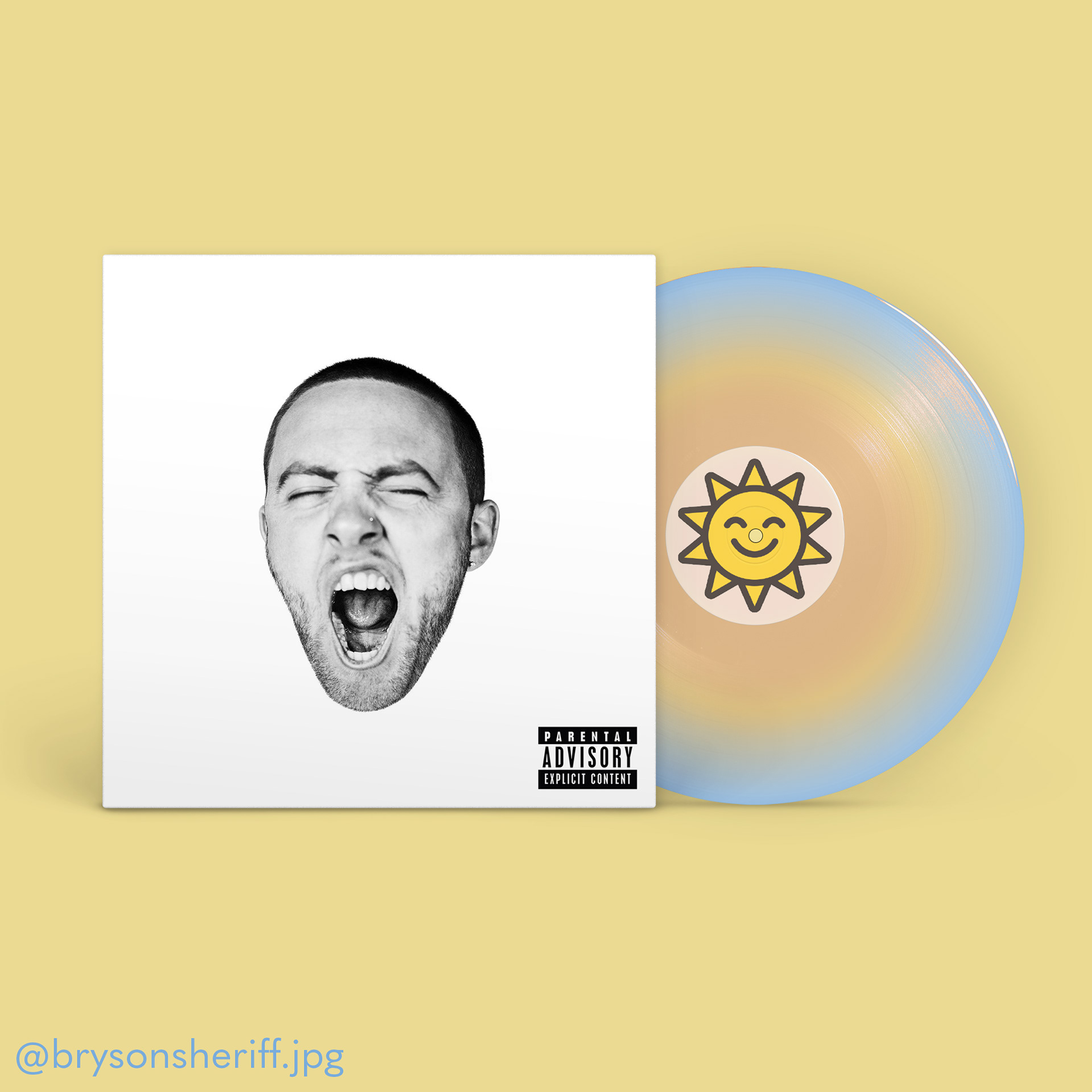 Mac Miller - "GO:OD AM" Vinyl Record Concept
