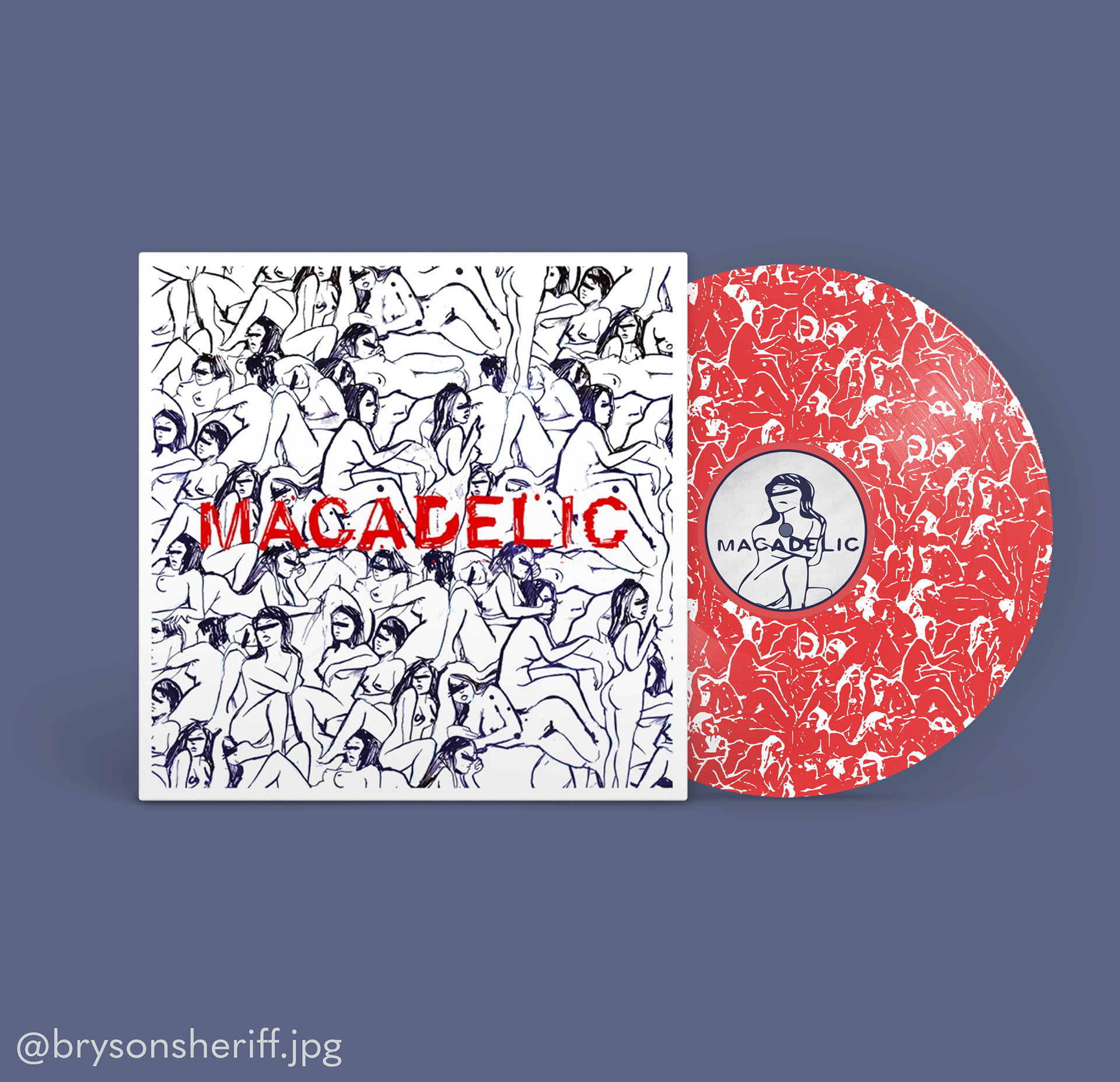 Mac Miller - "Macadelic" Vinyl Record Concept