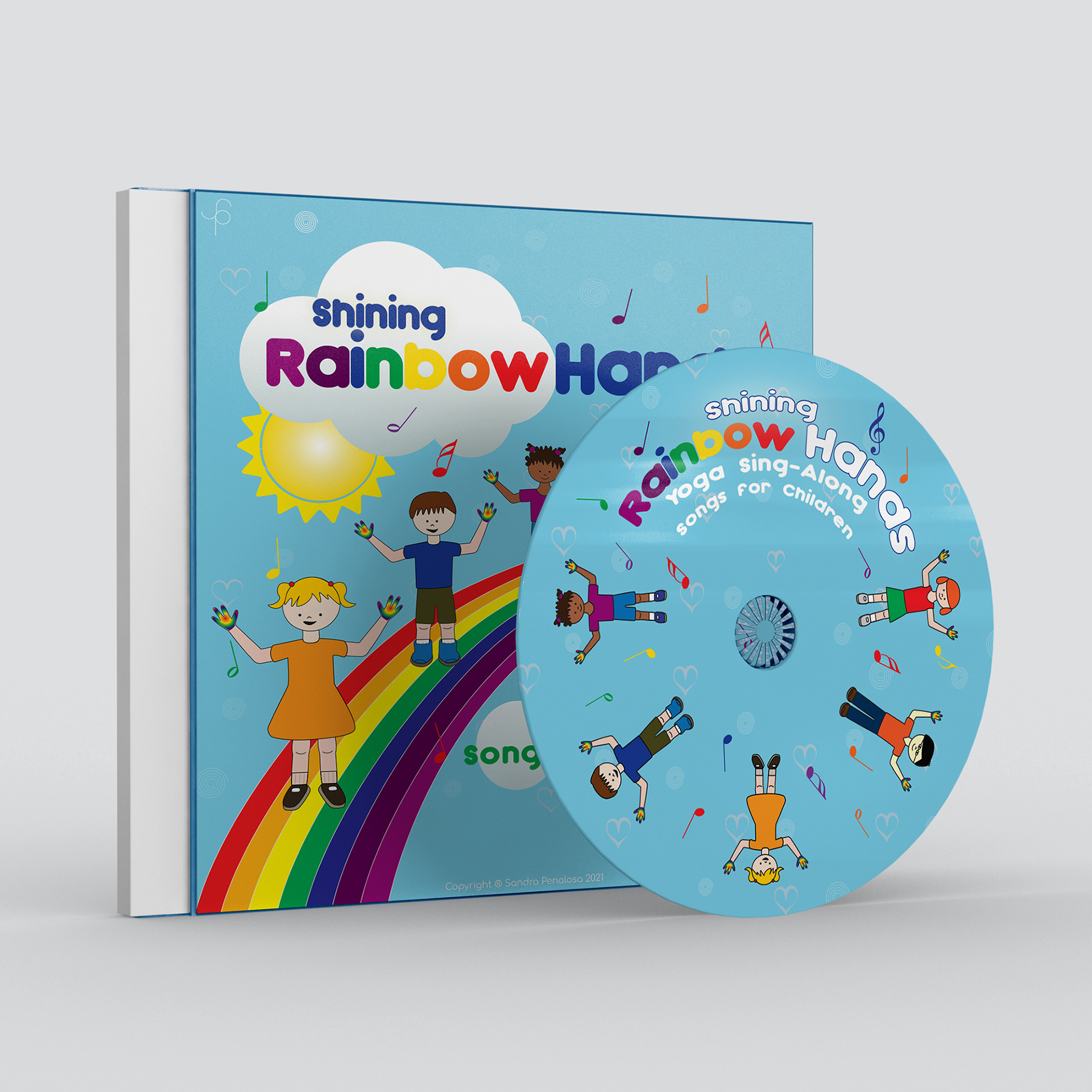 Yoga Music for Kids - CD Design