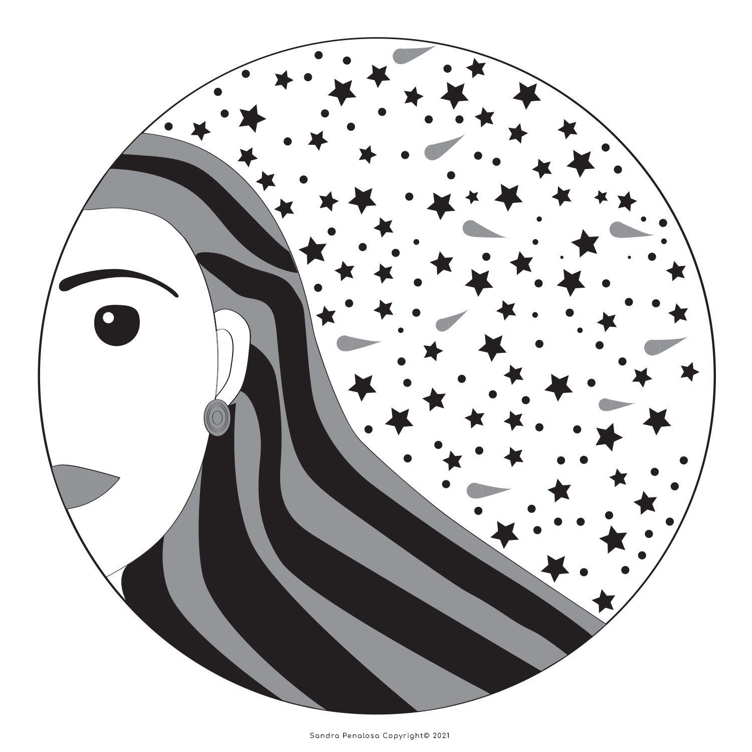 She & The Universe - Illustration