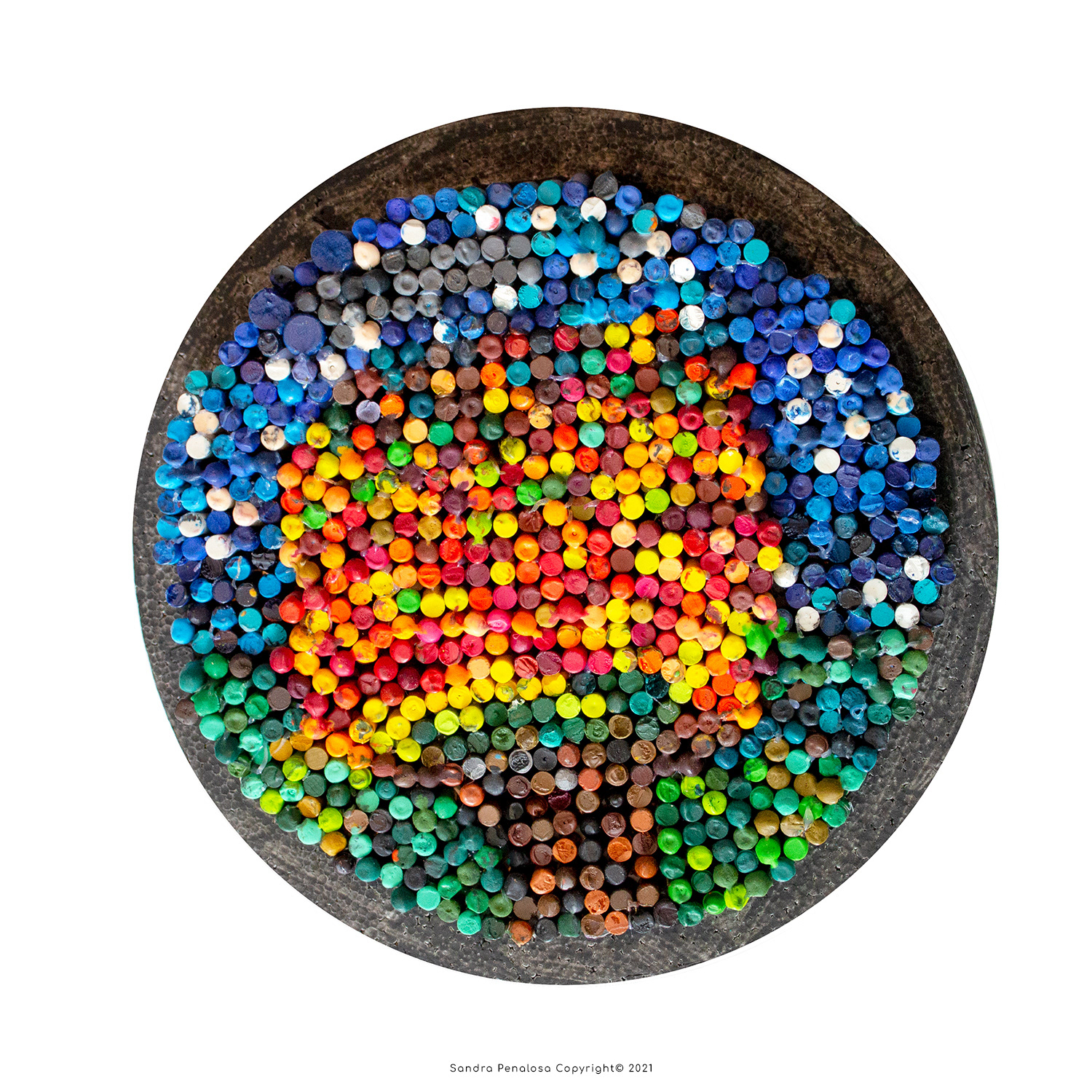 Crayons of Fall - Mixed Media