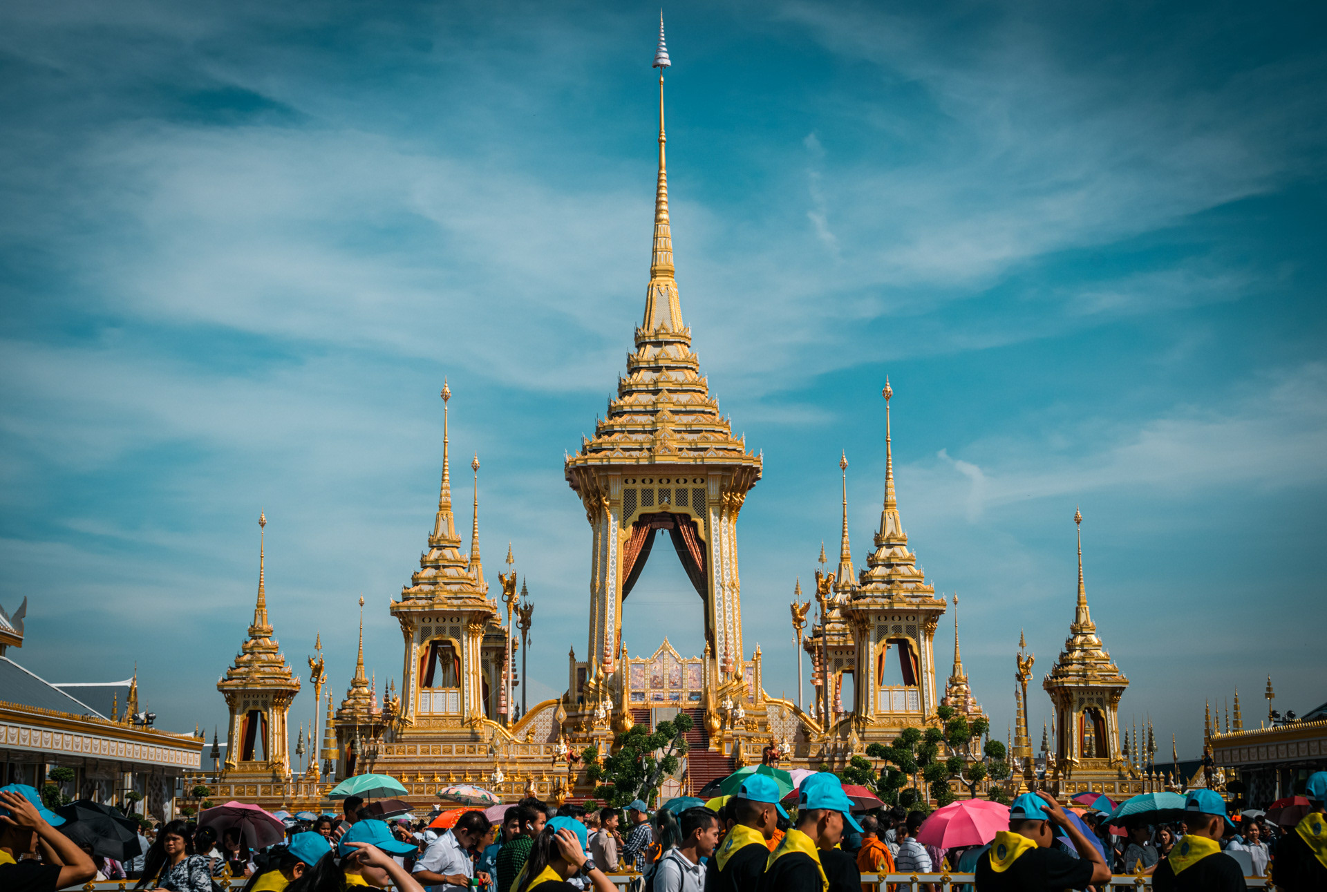 Bangkok, Thailand - mausoleum begrafenis koning Bhumibol
