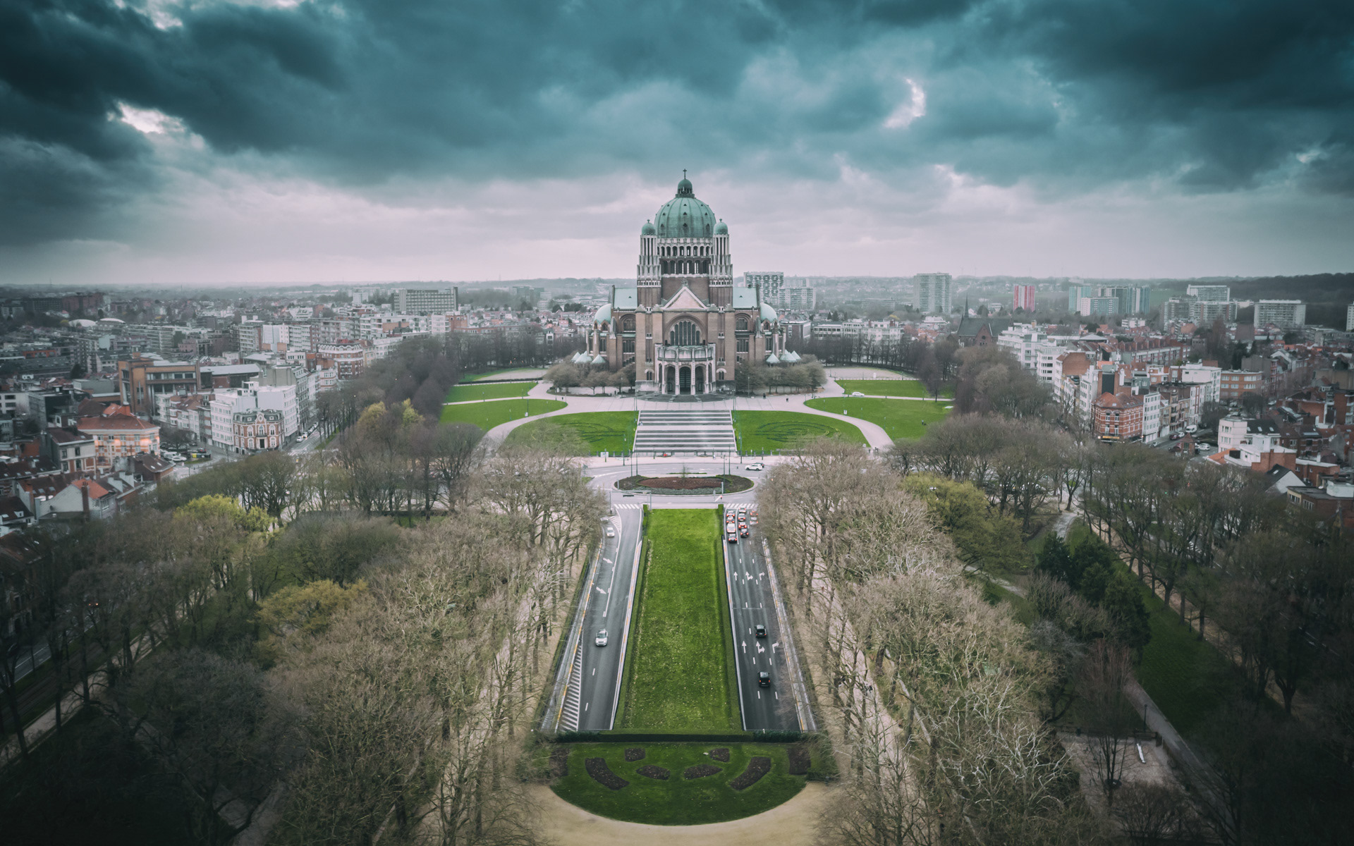 Brussel, België - basiliek van Koekelberg