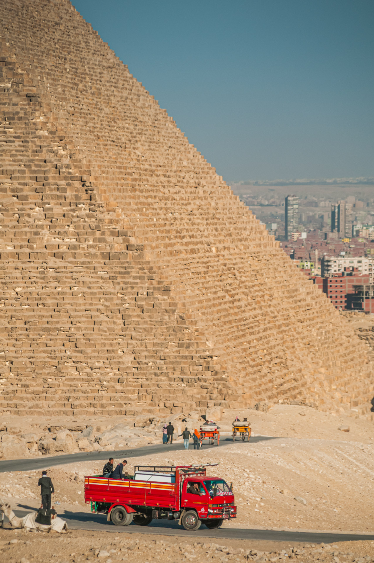 Cairo, Egypte - piramide Gizah