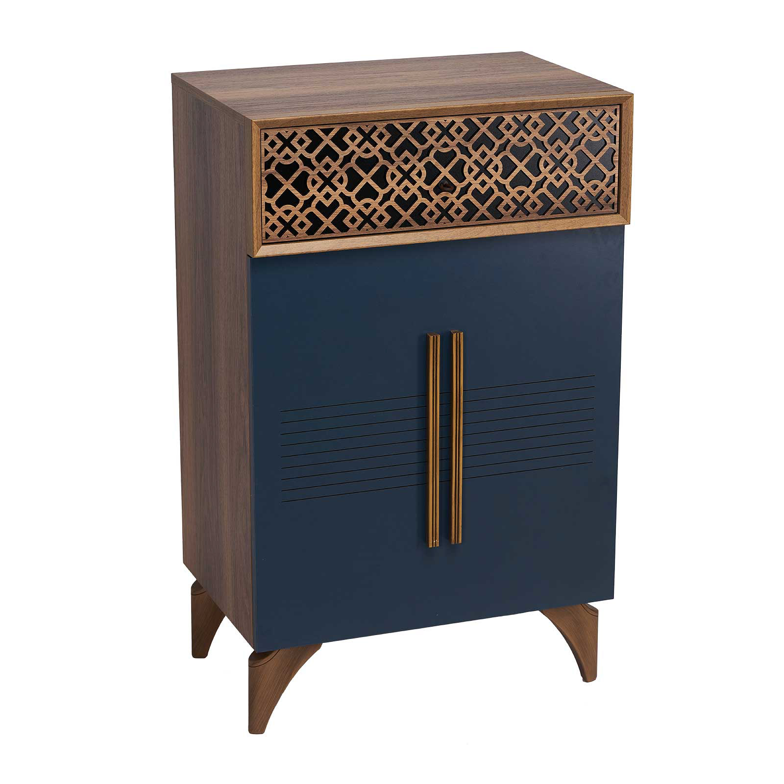 noptiera maro/albastru
