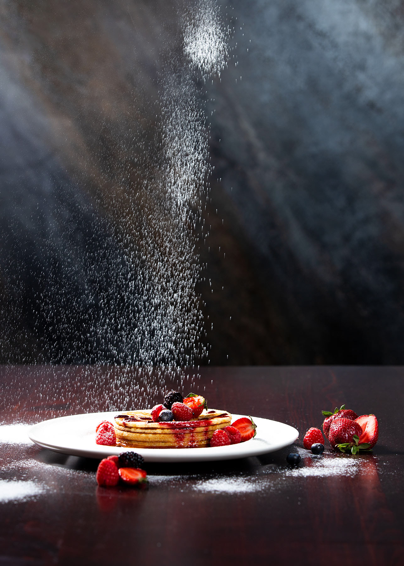 pancackes cu fructe si zahar