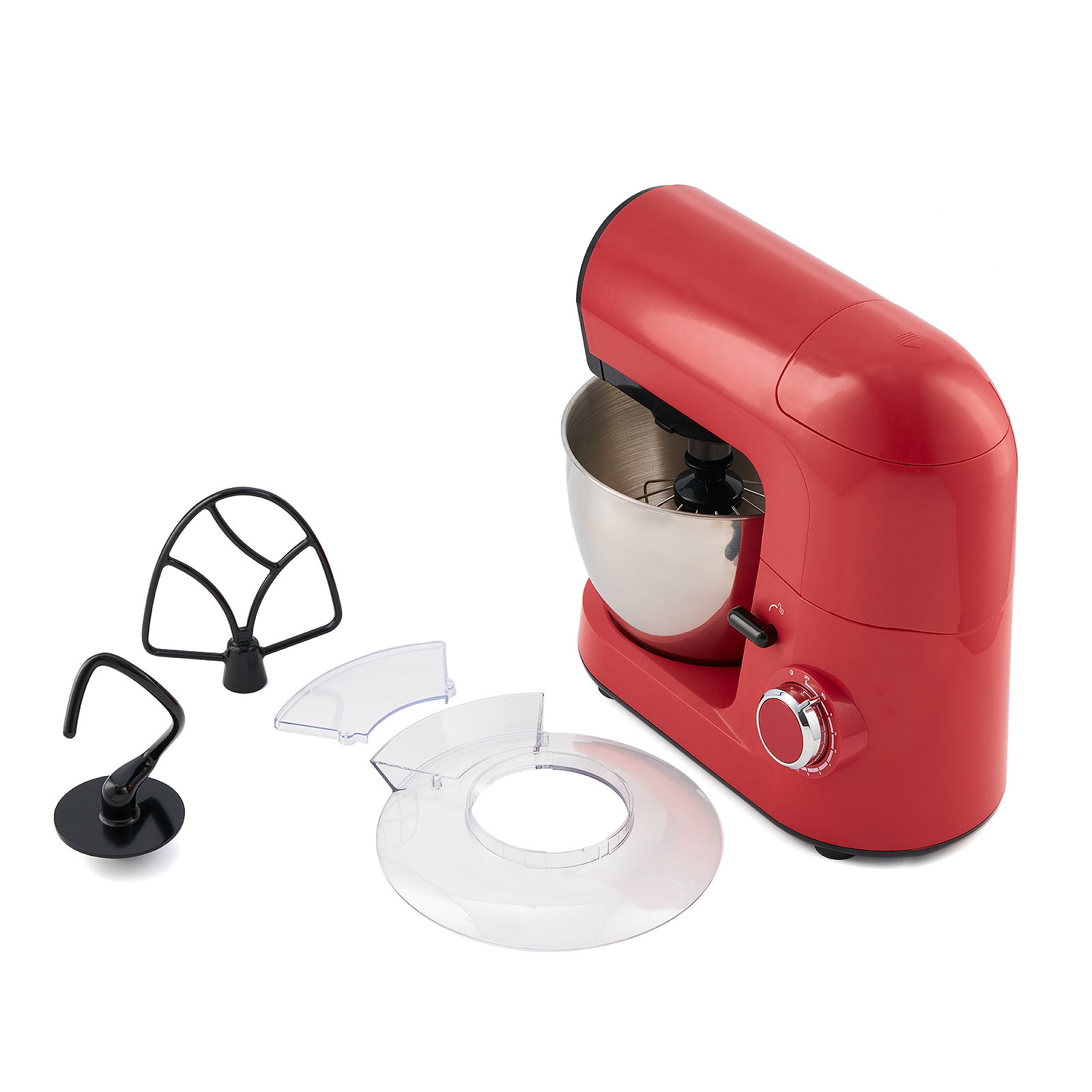 Mixer profesional Heinner rosu cu ustensile