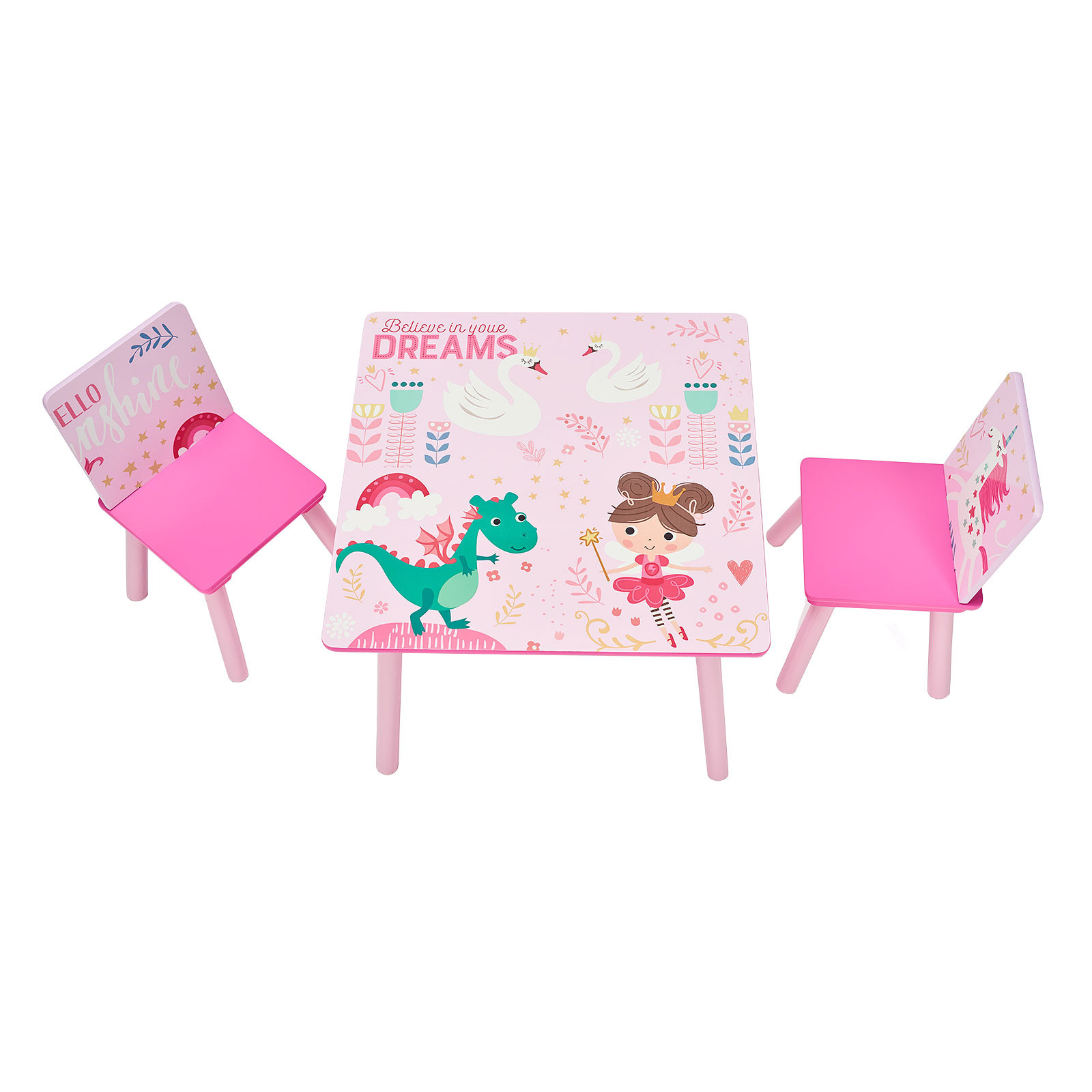 nasa cu doua scaune roz U-Grow de sus