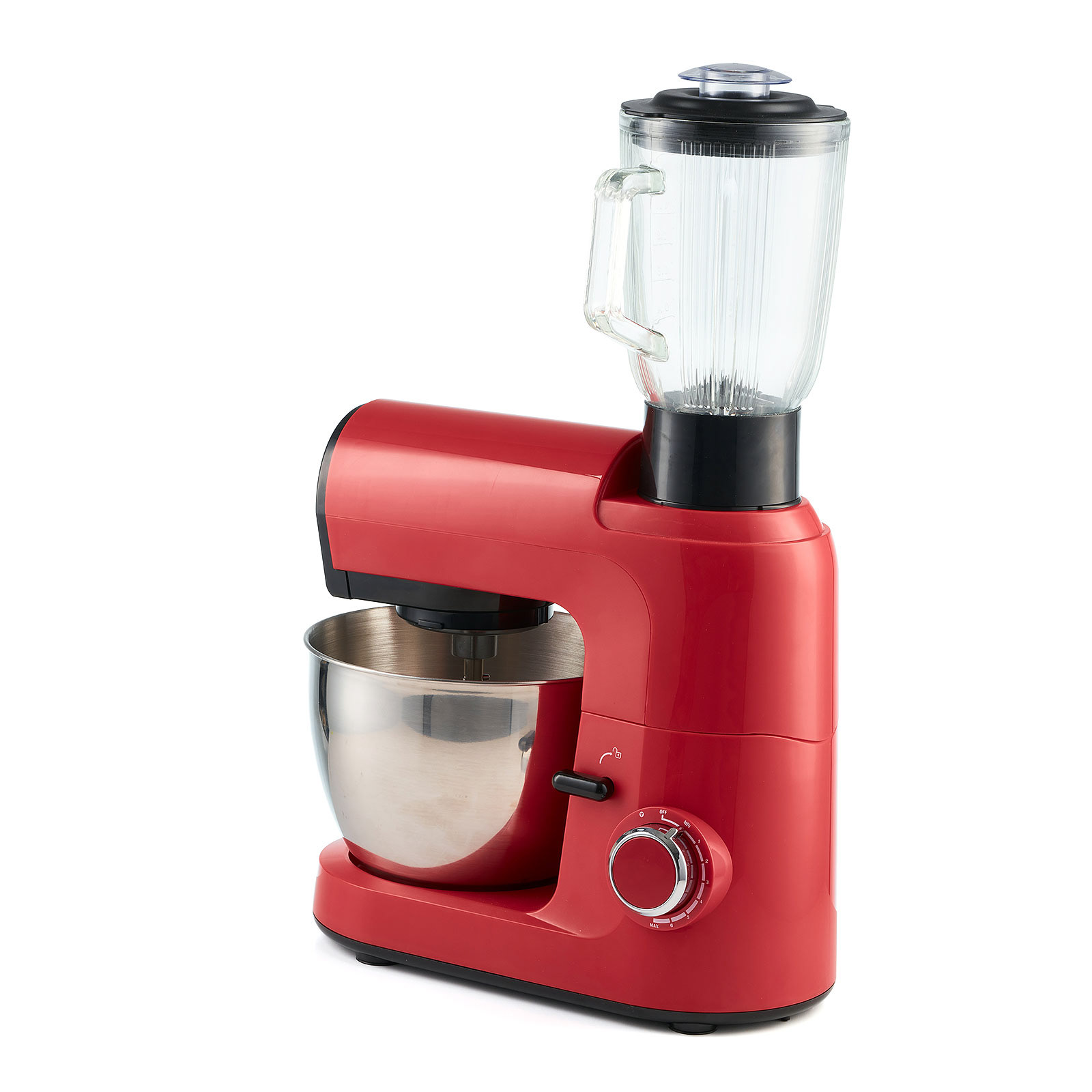 Mixer profesional Heinner rosu cu blender