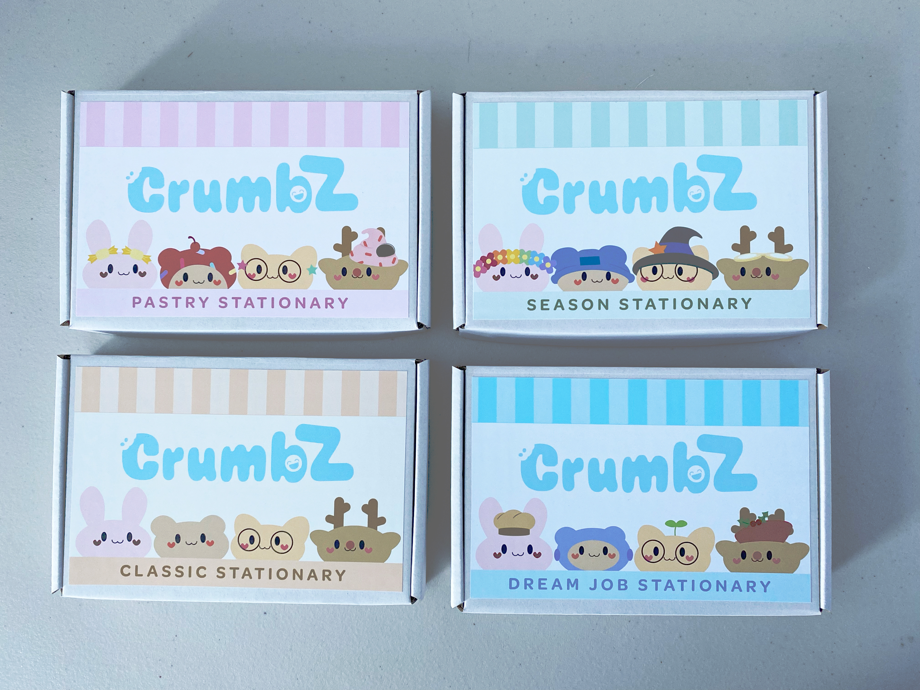 CrumbZ Stationary Labels - Front