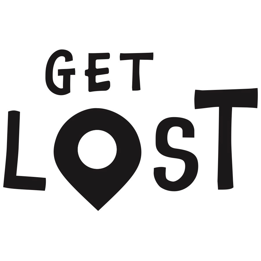 Get Lost Logo BW Version