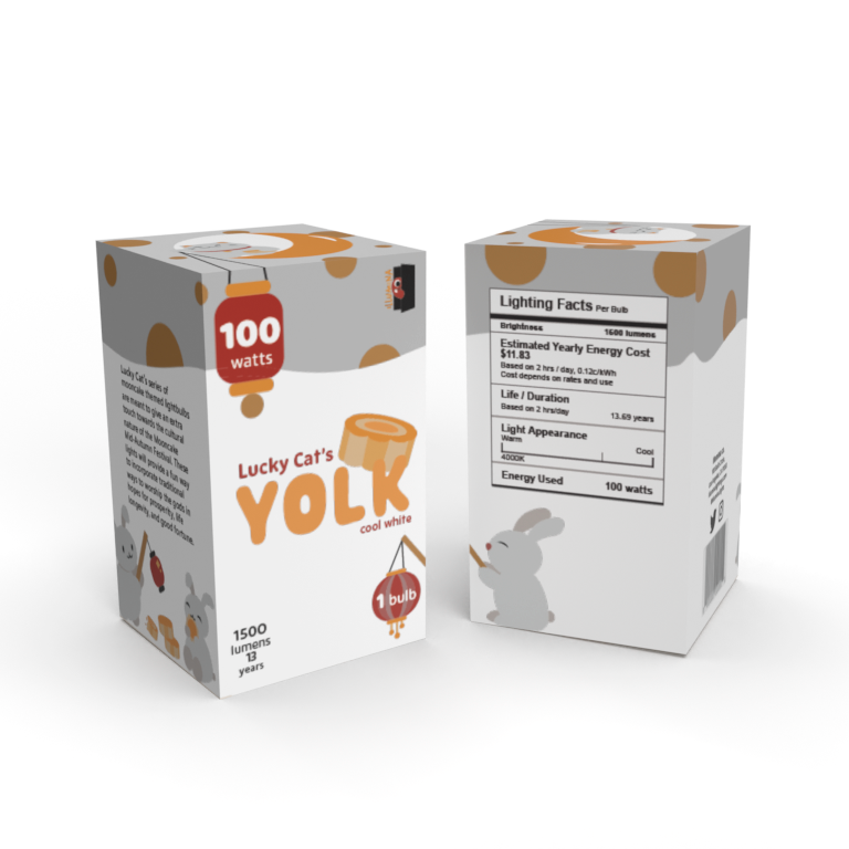 Lucky Cat's Yolk Packaging