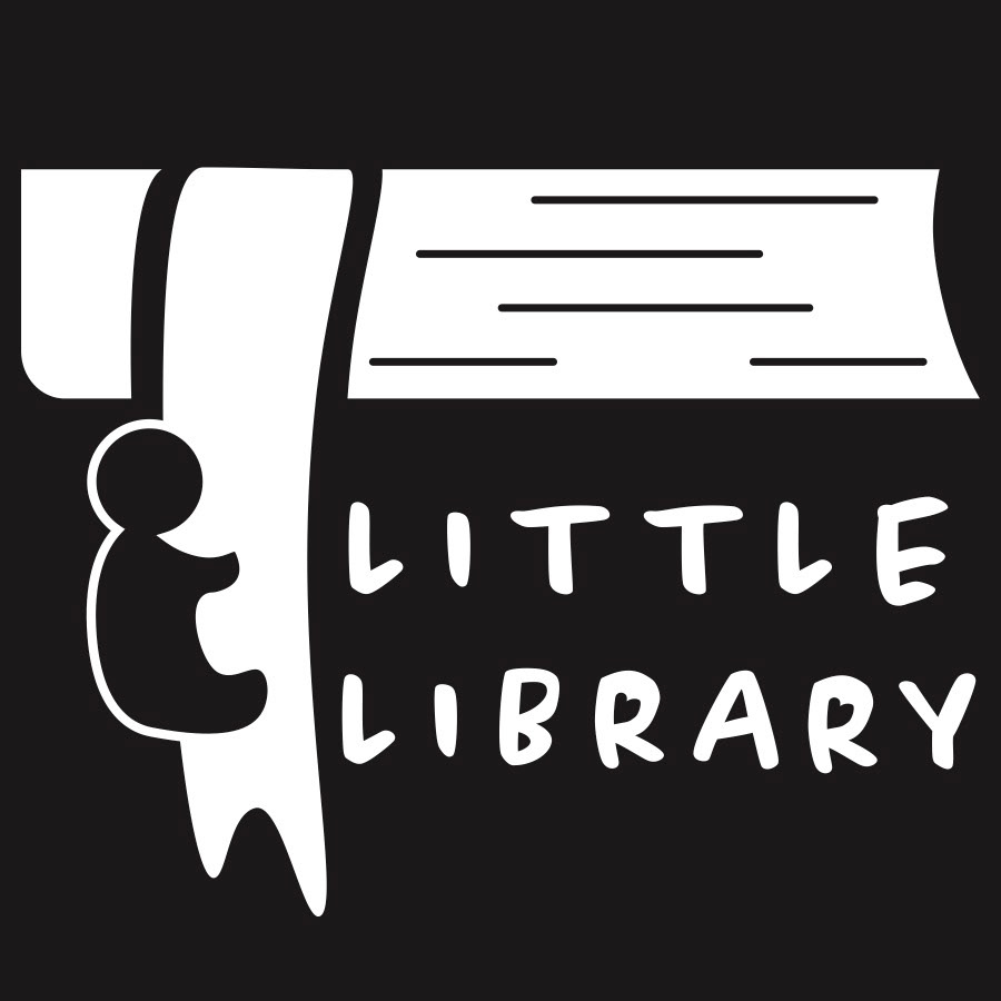 Little Library Logo Knockout Version