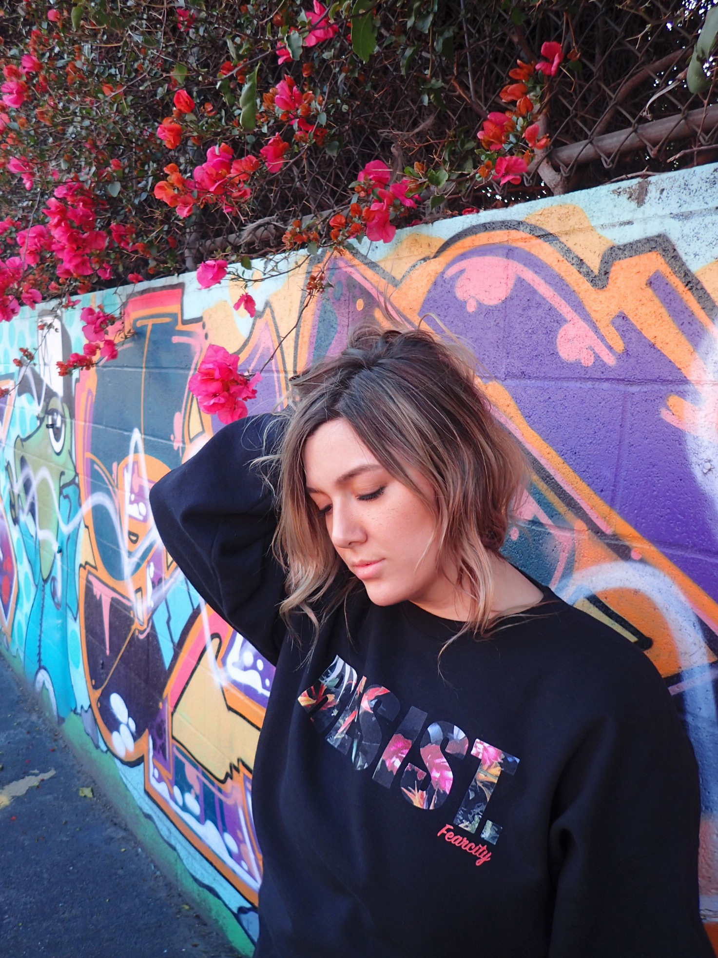 Resist - sweatshirt w/ Fearcity Brand