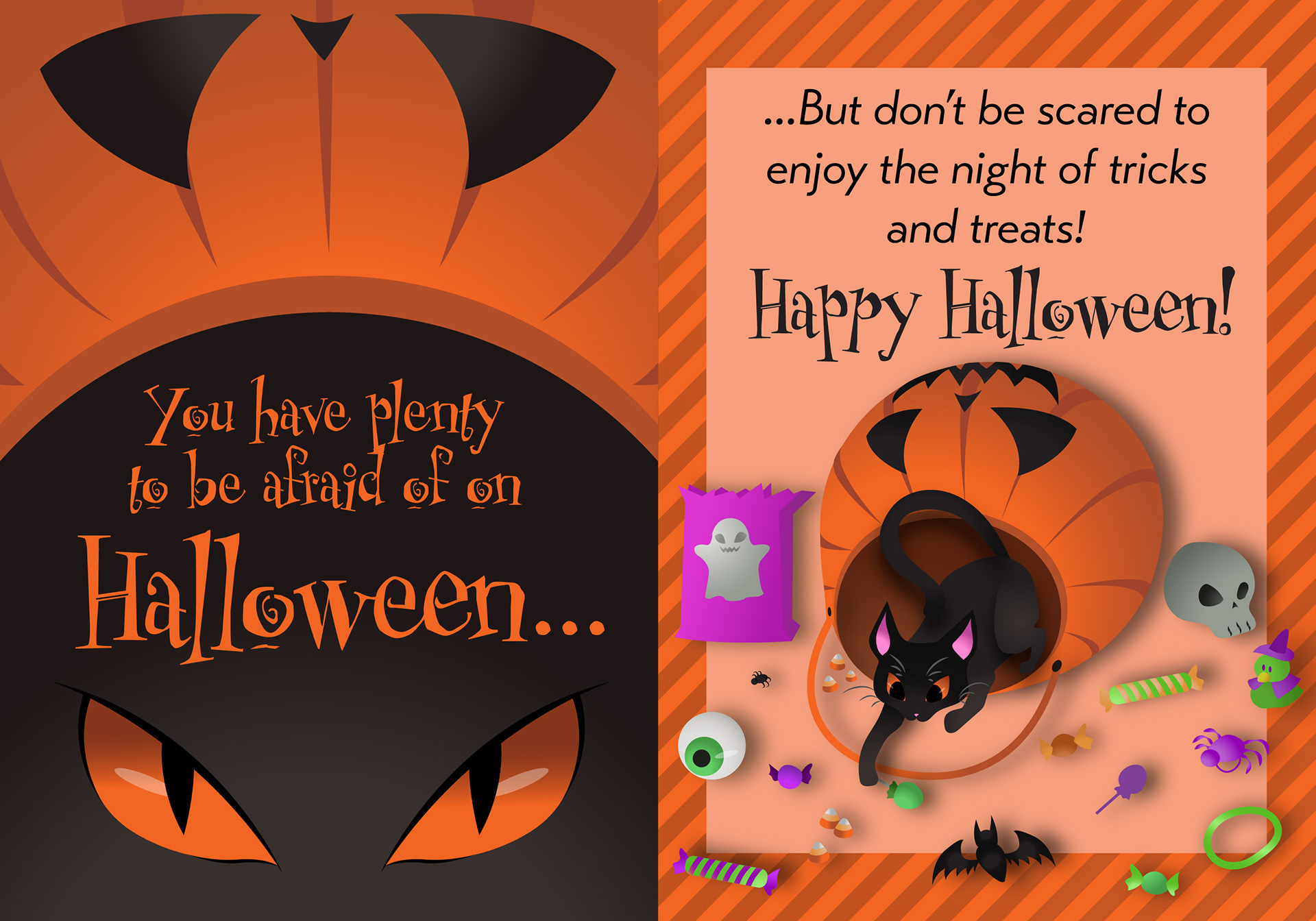 Halloween Greeting Card