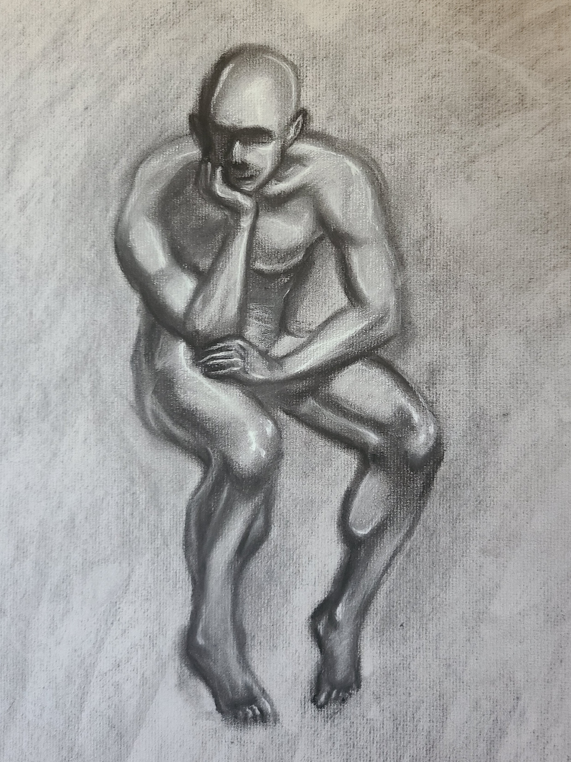 Deep in Thought Life Drawing