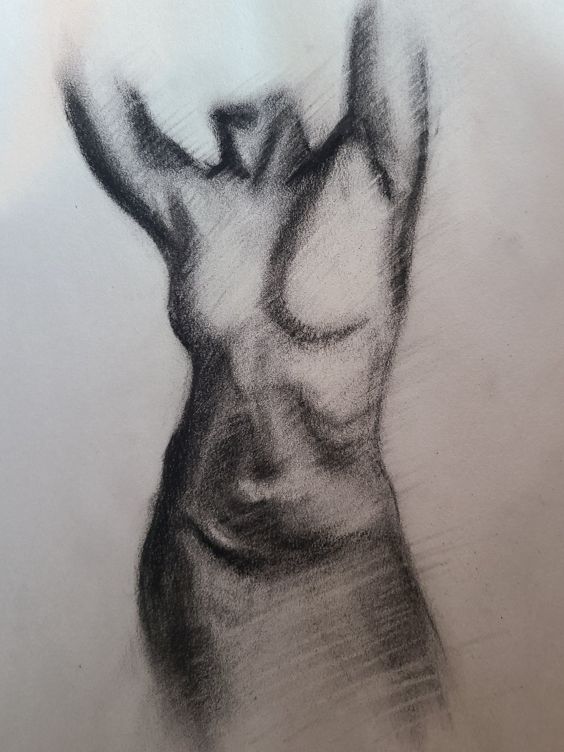 Human Front Life Drawing