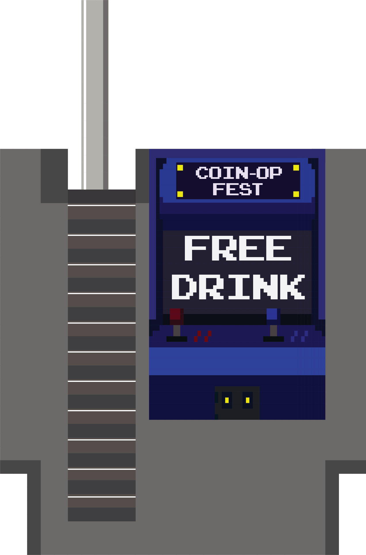 COIN-OP FEST Marketing Souvenir Cup Mockup