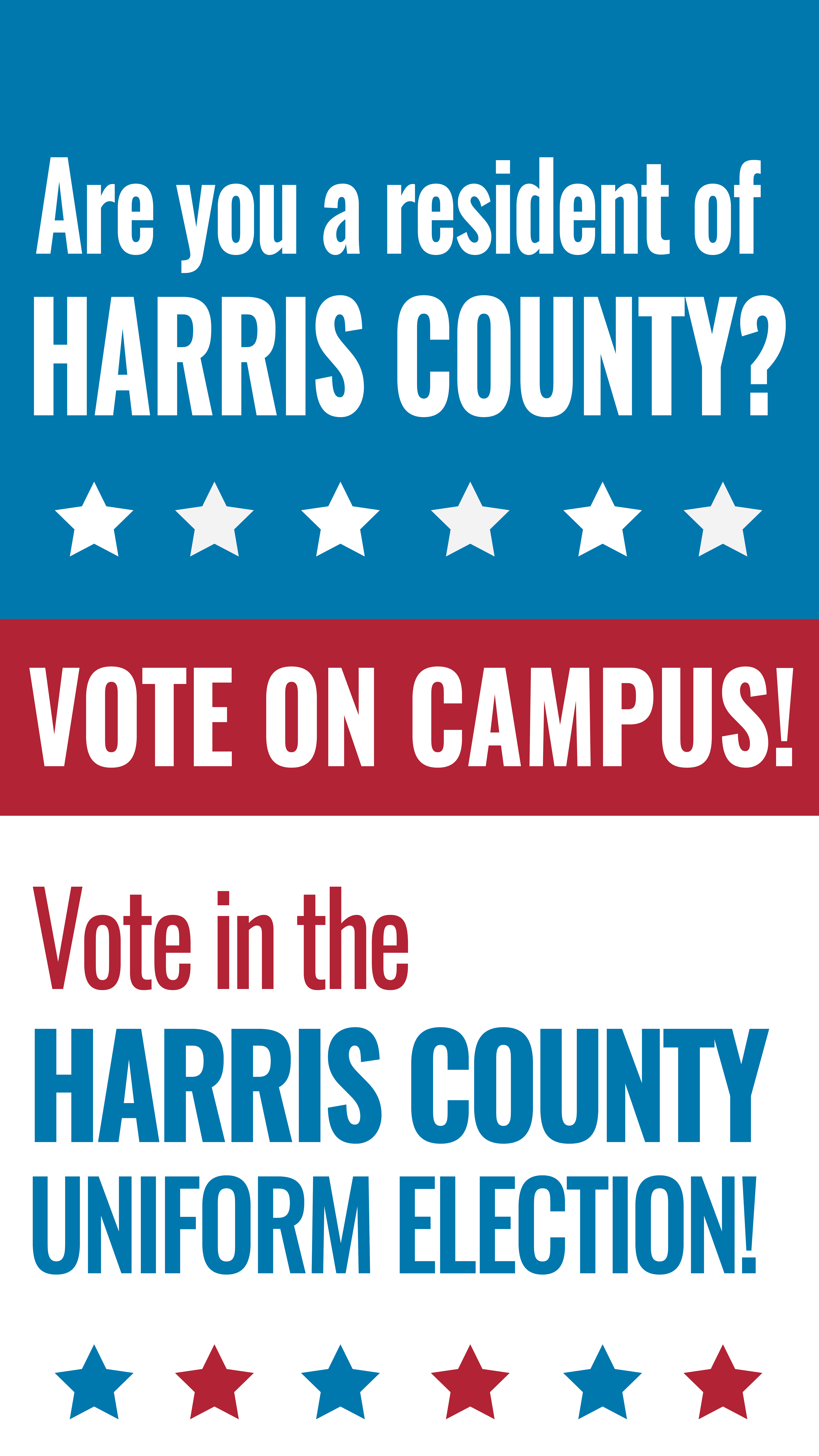 Harris County Uniform Election Social Media Stories Post