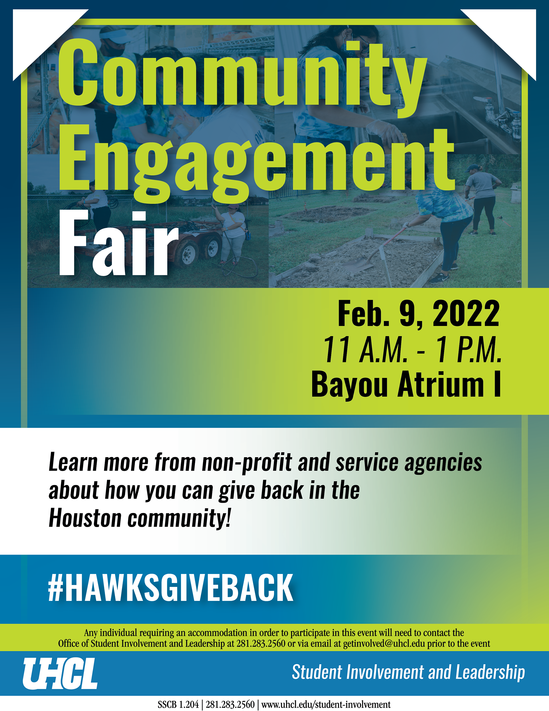 Community Engagement Fair Flyer
