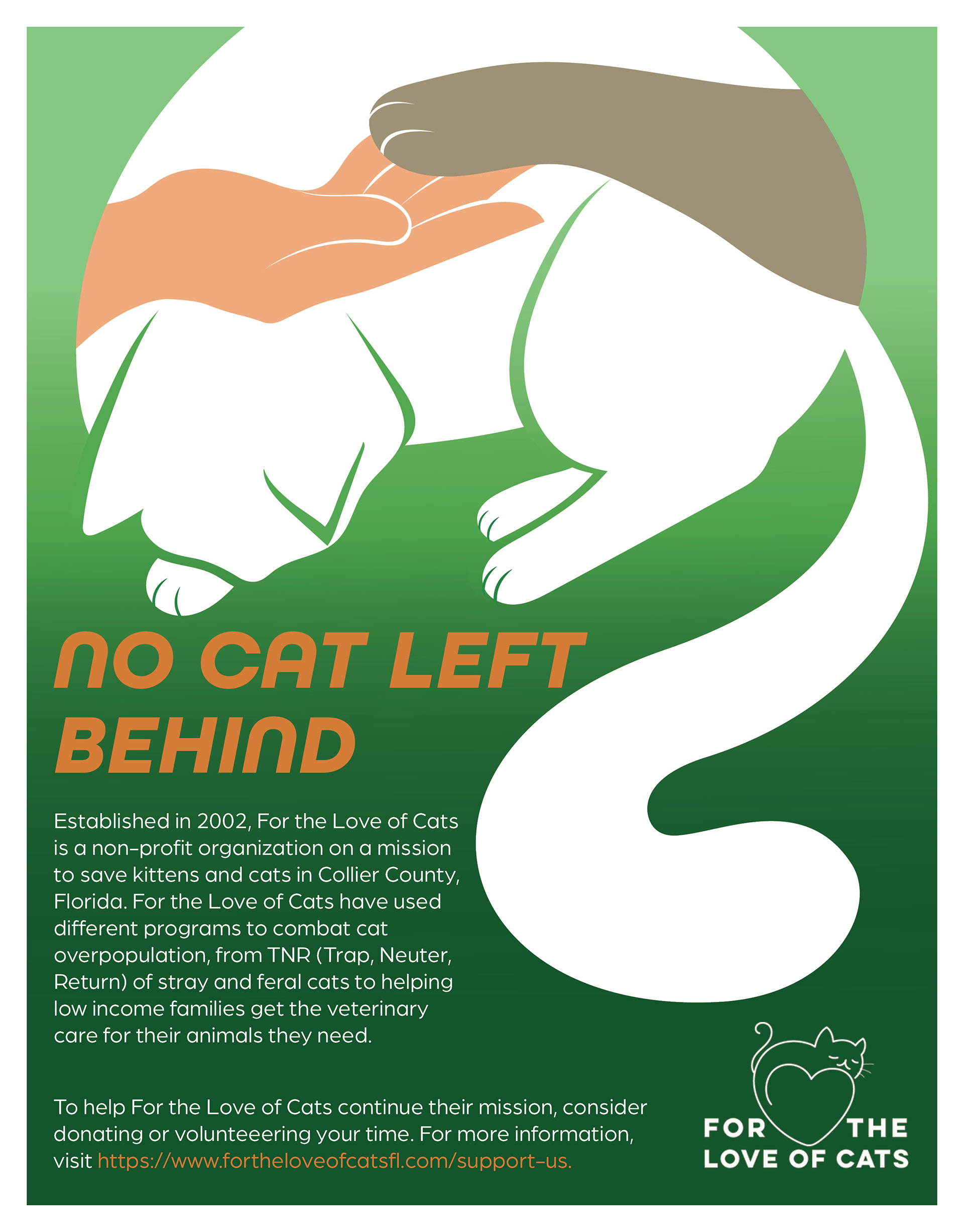 For the Love of Cats Flyer