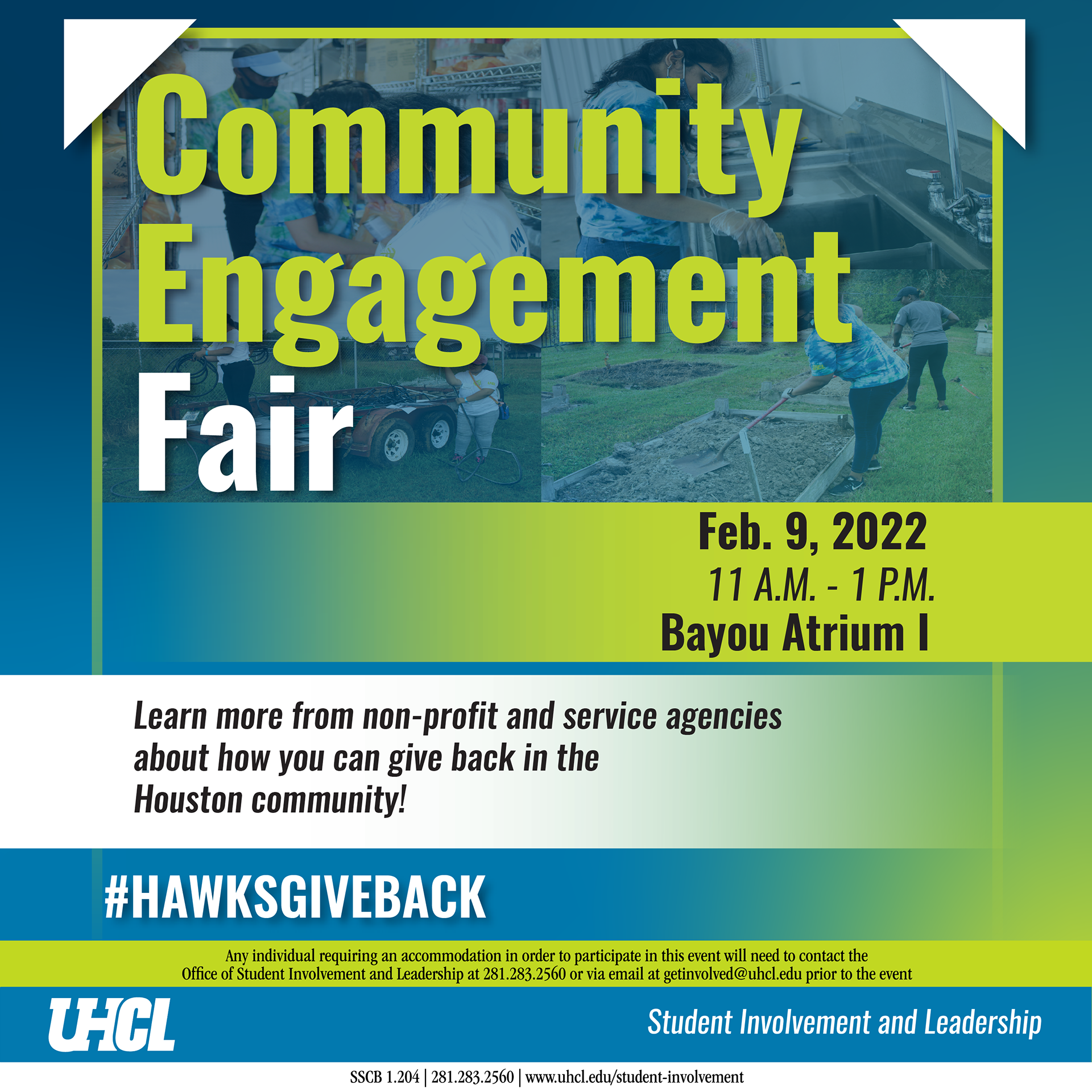 Community Engagement Fair Social Media Post