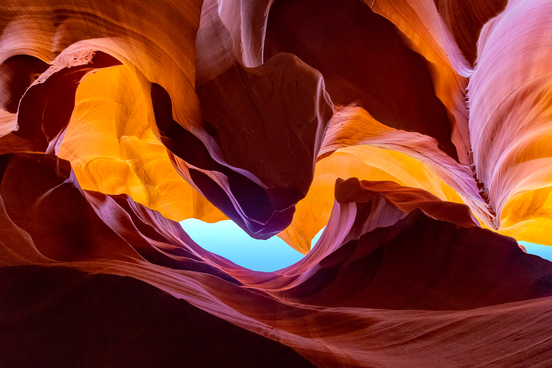 A dragon spreads its wings in Antelope Canyon... or so it seems?