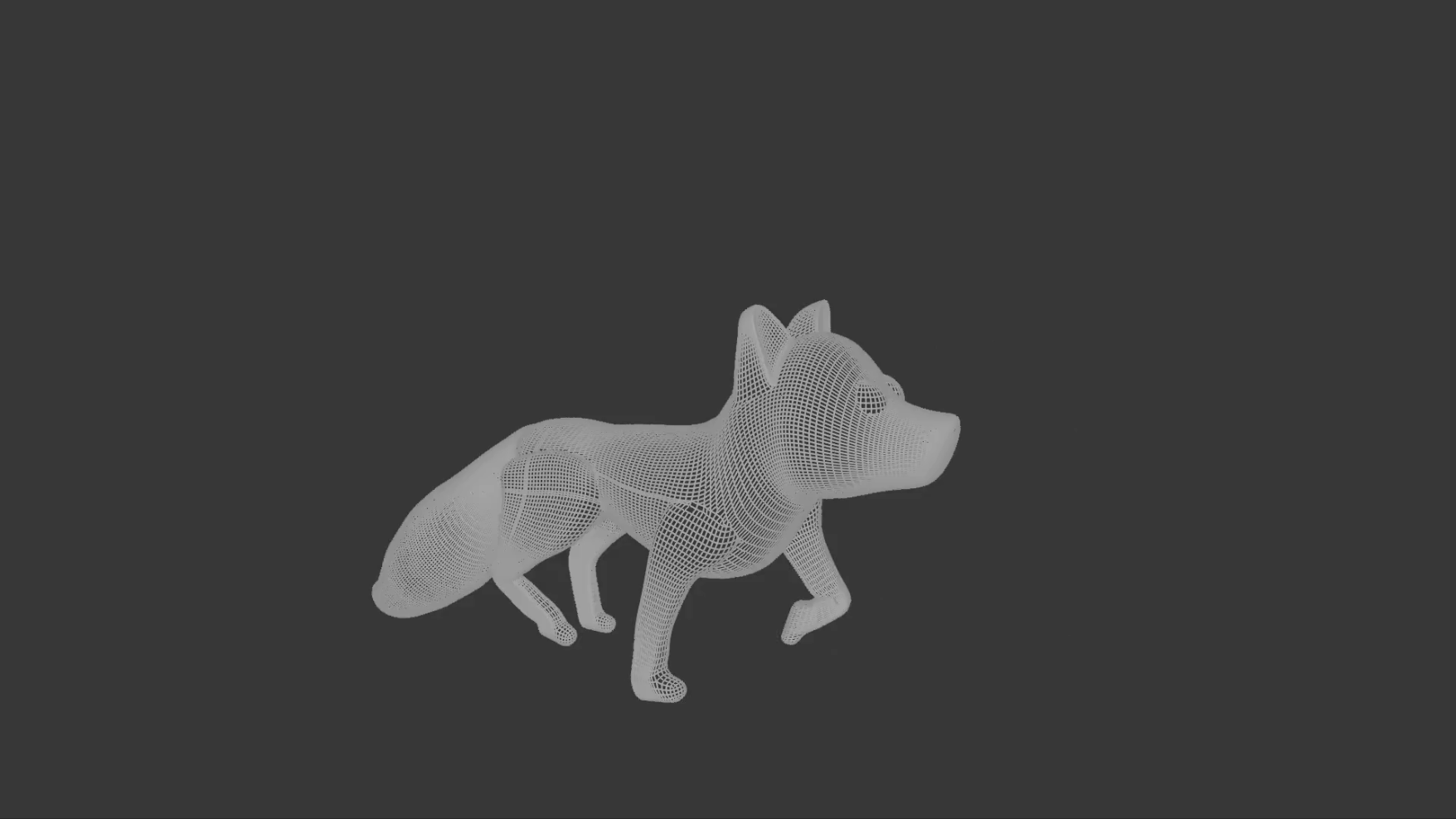 Wireframe Walk Cycle