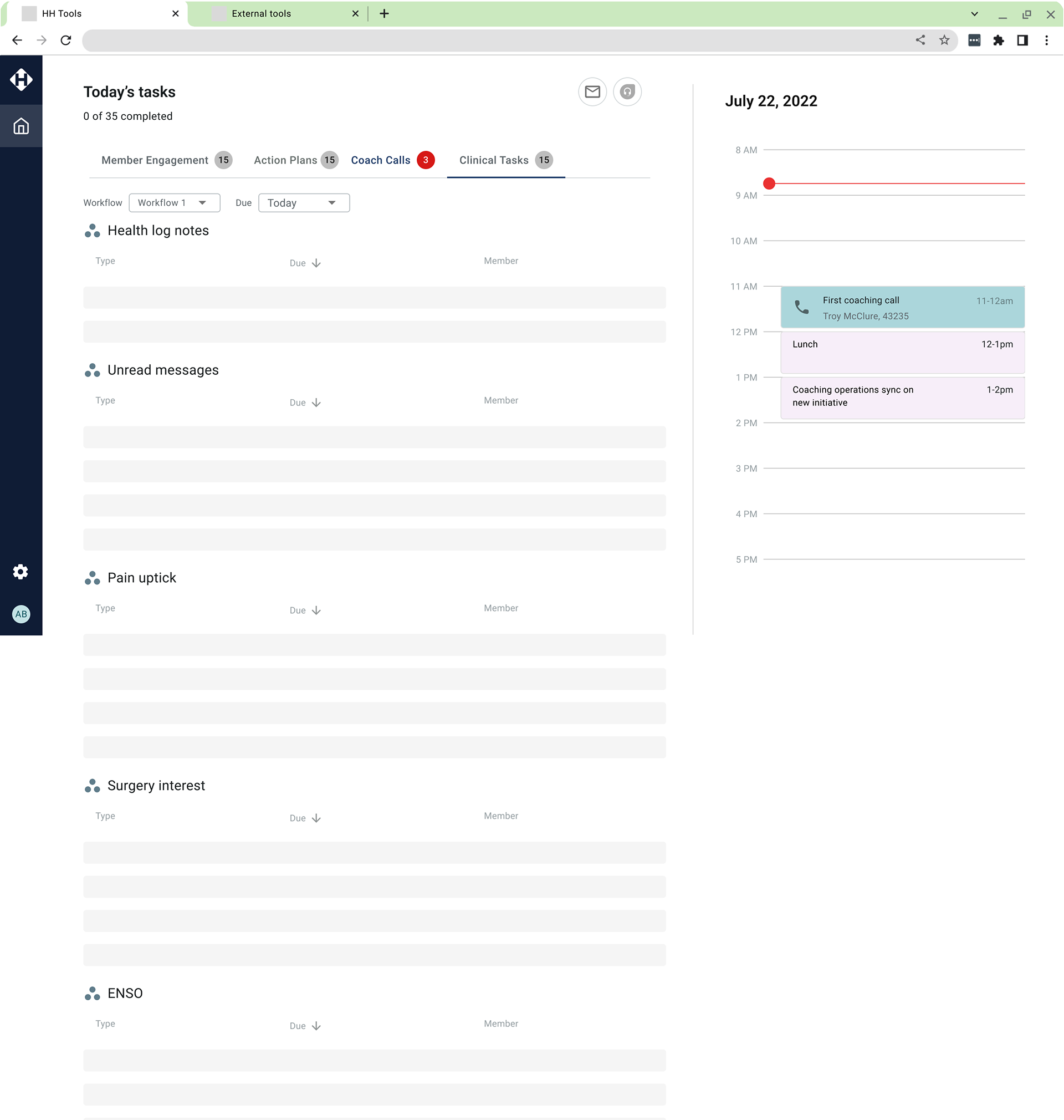 Similar sorting to PT dashboard