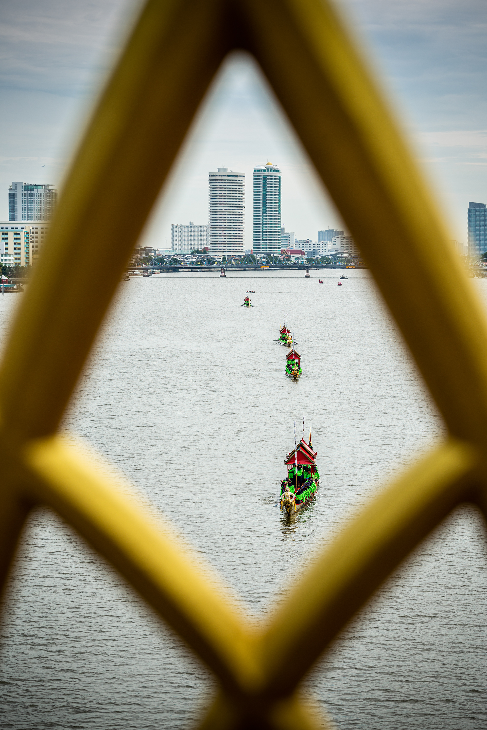 ONE OF PHOTOGRAPHER AT ROYAL BARGE PROCESSION DUE TO THE ROYAL CORONATION CEREMONY OF KING RAMA X 2019