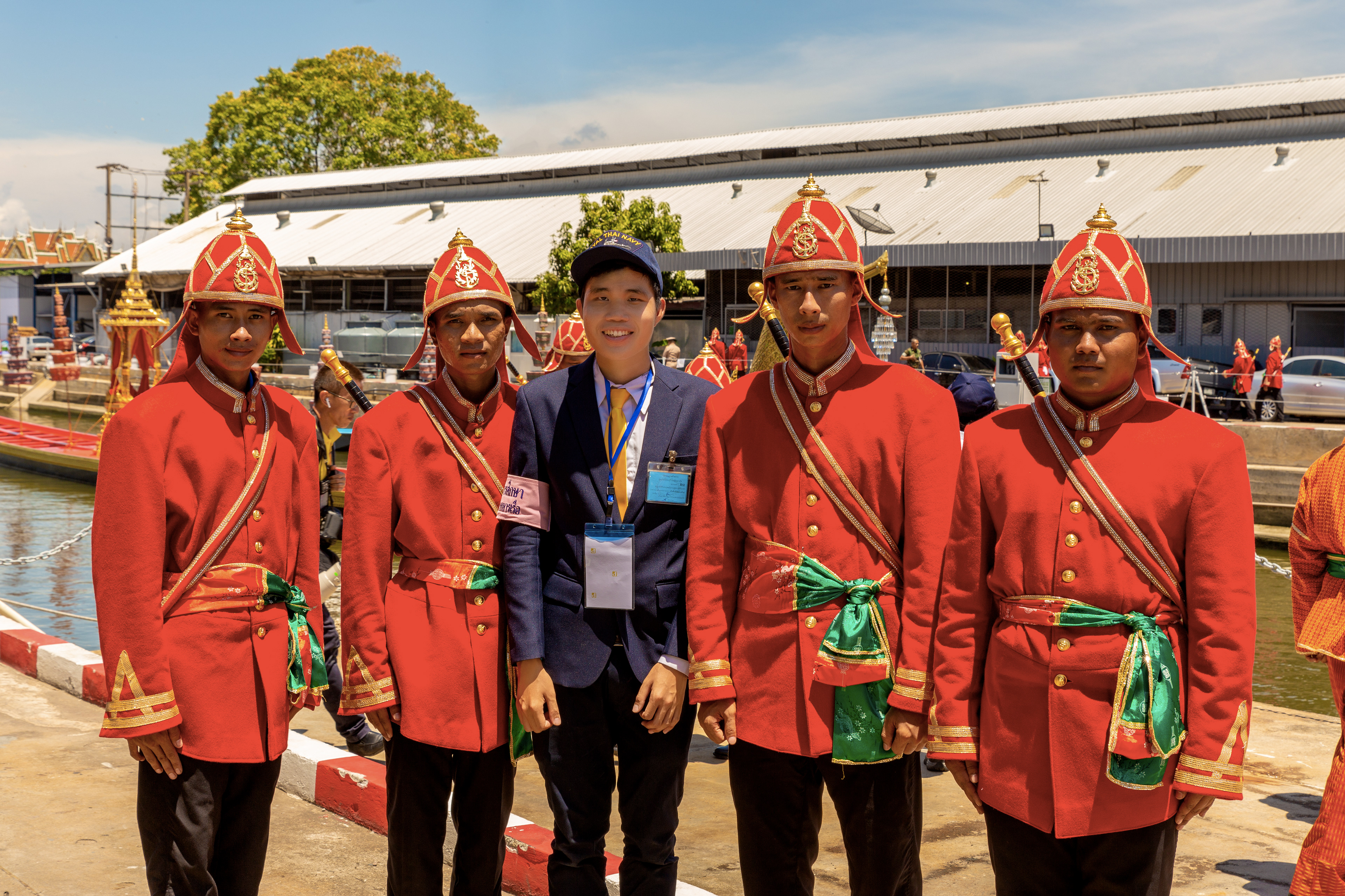 ONE OF PHOTOGRAPHER AT ROYAL BARGE PROCESSION DUE TO THE ROYAL CORONATION CEREMONY OF KING RAMA X 2019