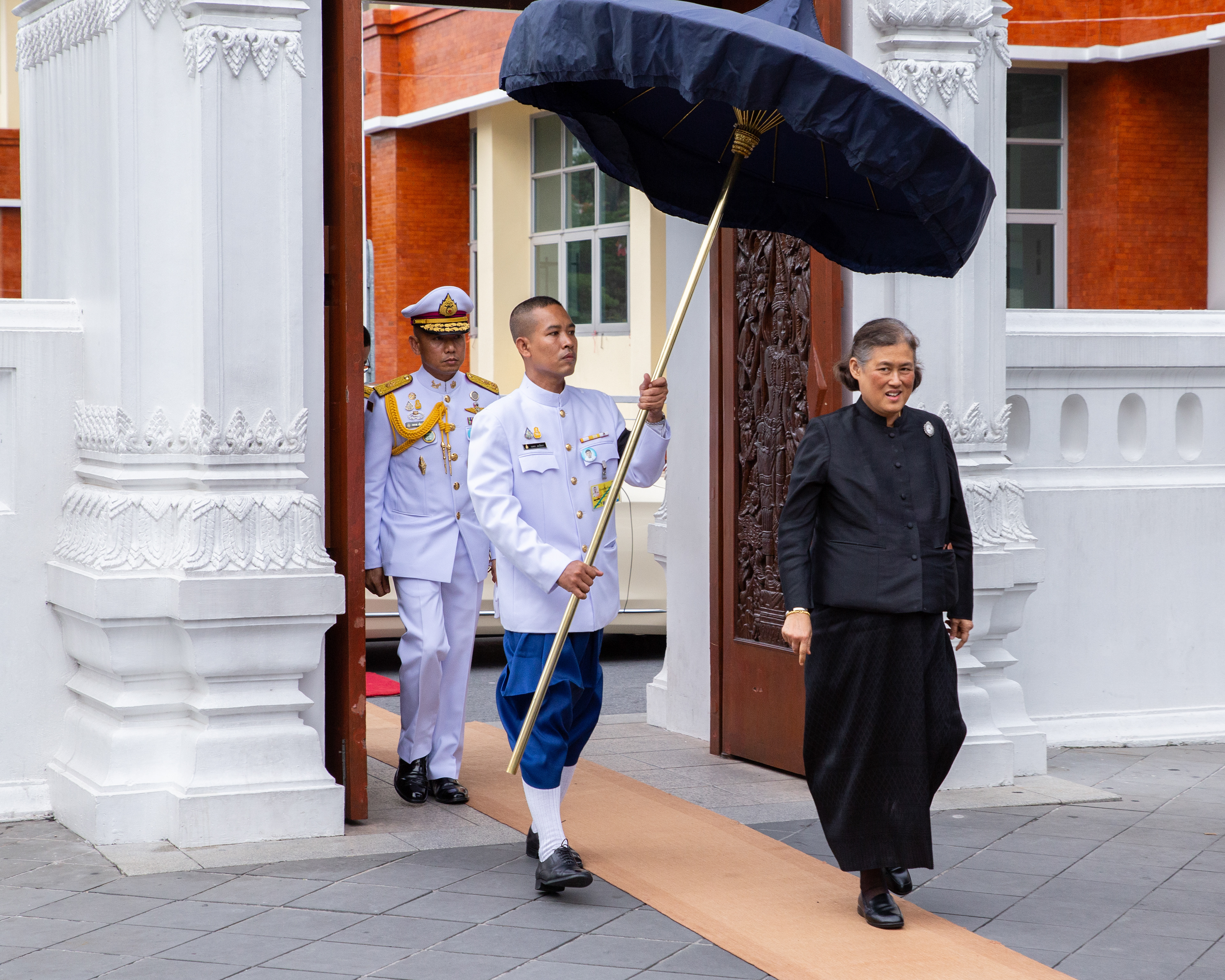 Her Royal Highness Princess Maha Chakri Sirindhorn attended the cremation ceremony at the crematorium of Wat Makut Kasat Ri Ya Ram.