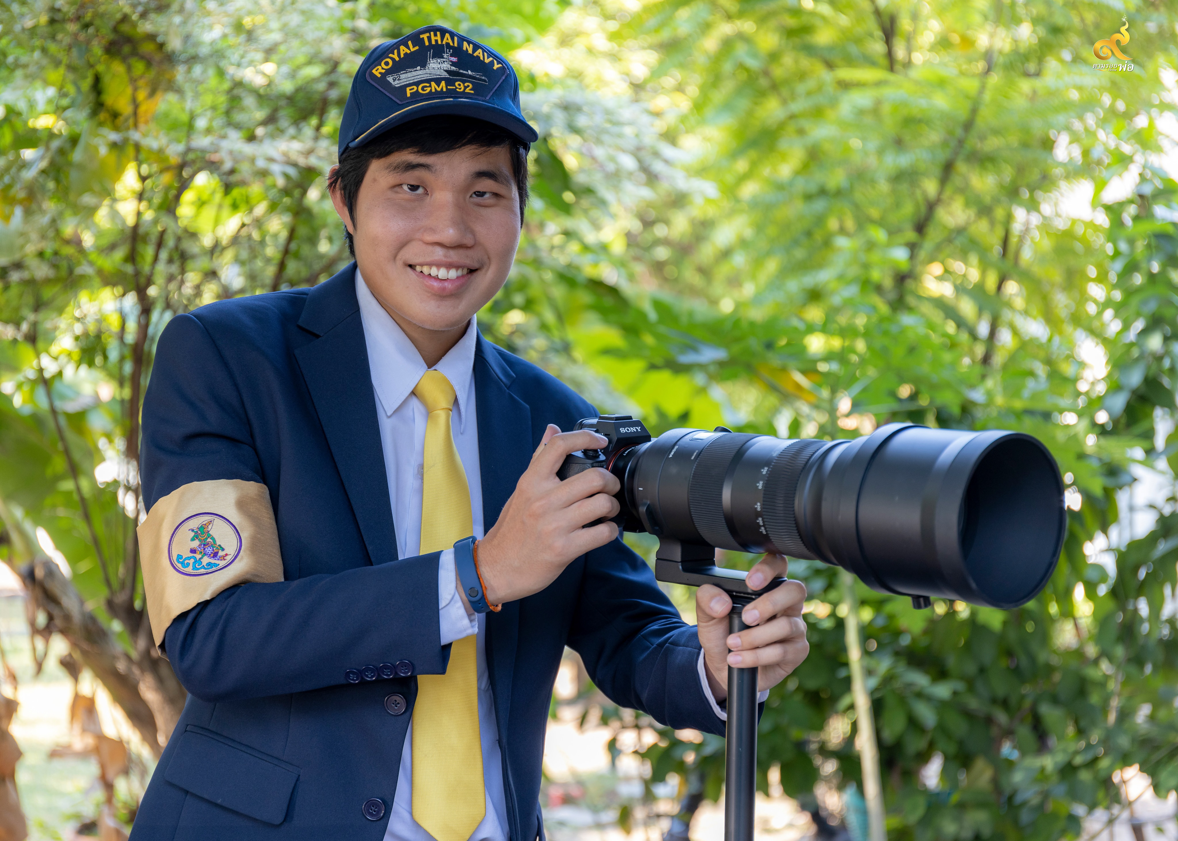 ONE OF PHOTOGRAPHER AT ROYAL BARGE PROCESSION DUE TO THE ROYAL CORONATION CEREMONY OF KING RAMA X 2019
