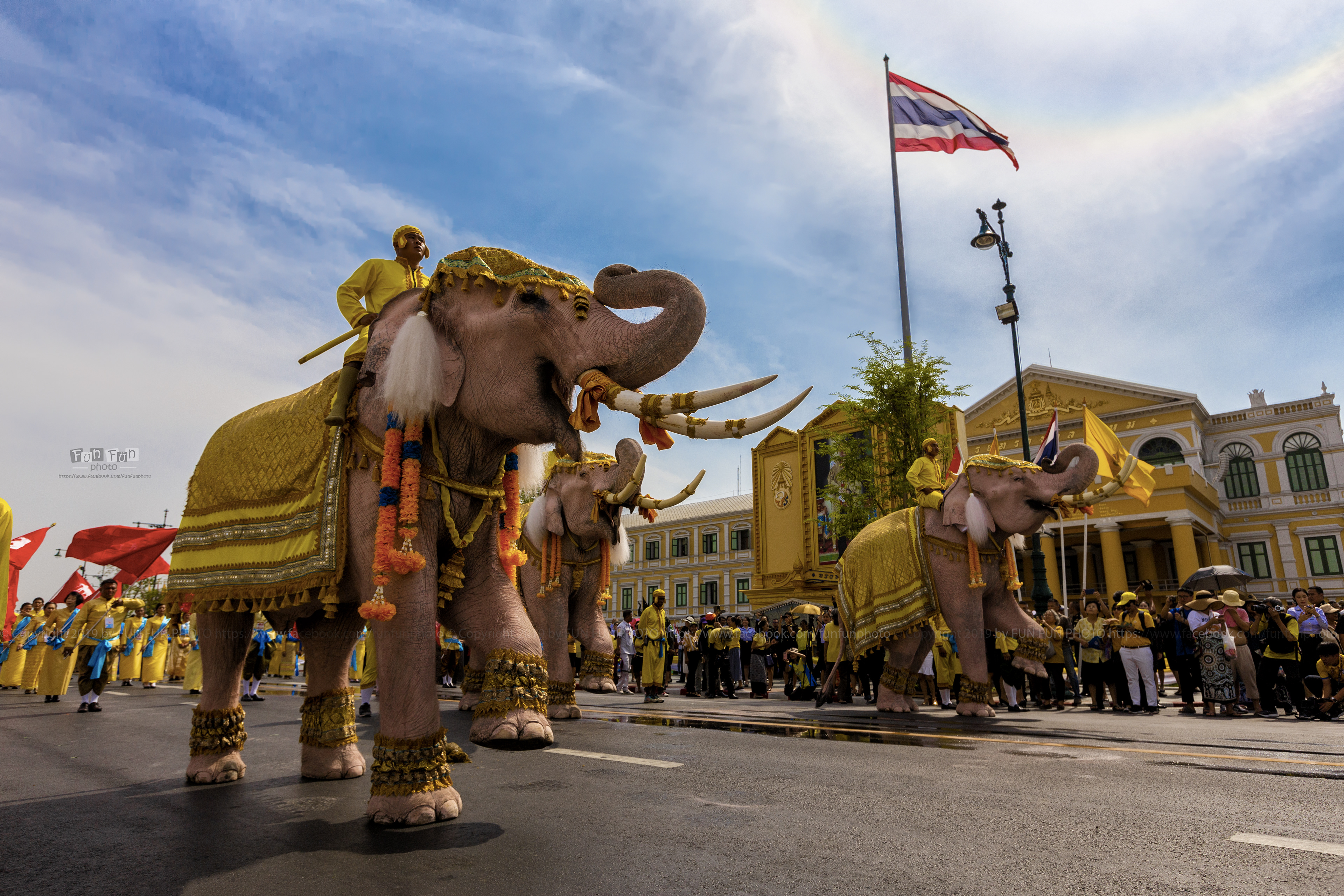 ONE OF PHOTOGRAPHER AT ROYAL CORONATION CEREMONY OF KING RAMA X 2019 ON BEHALF OF BANGKOK PHOTOGRAPHIC SOCIETY