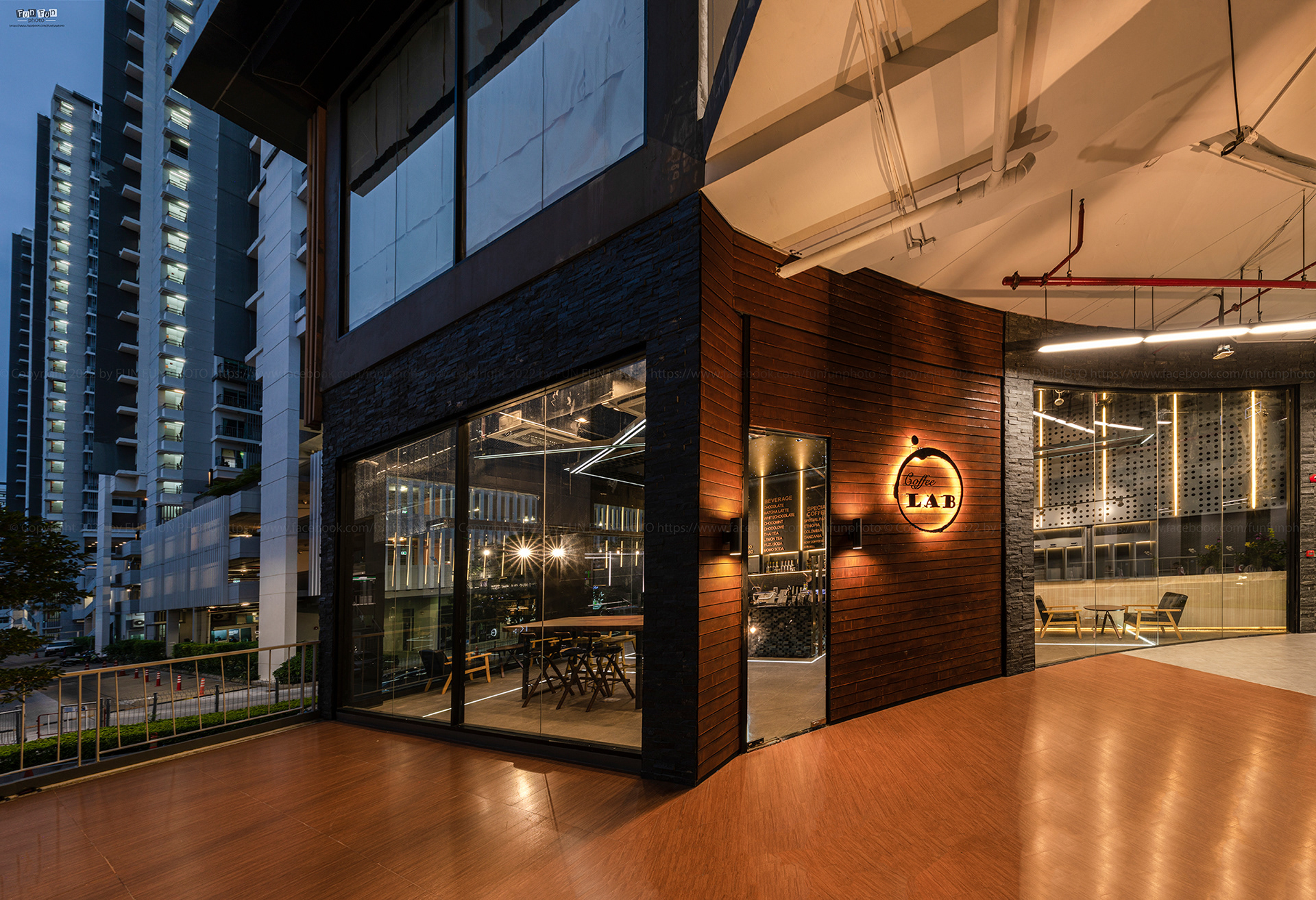Interior Coffee Lab @I'm Park Chula