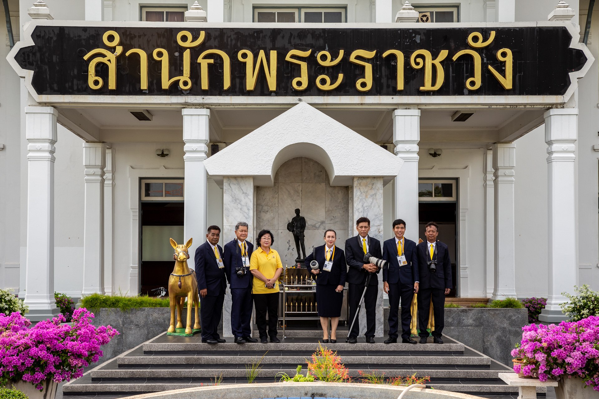 ONE OF PHOTOGRAPHER AT ROYAL CORONATION CEREMONY OF KING RAMA X 2019 ON BEHALF OF BANGKOK PHOTOGRAPHIC SOCIETY