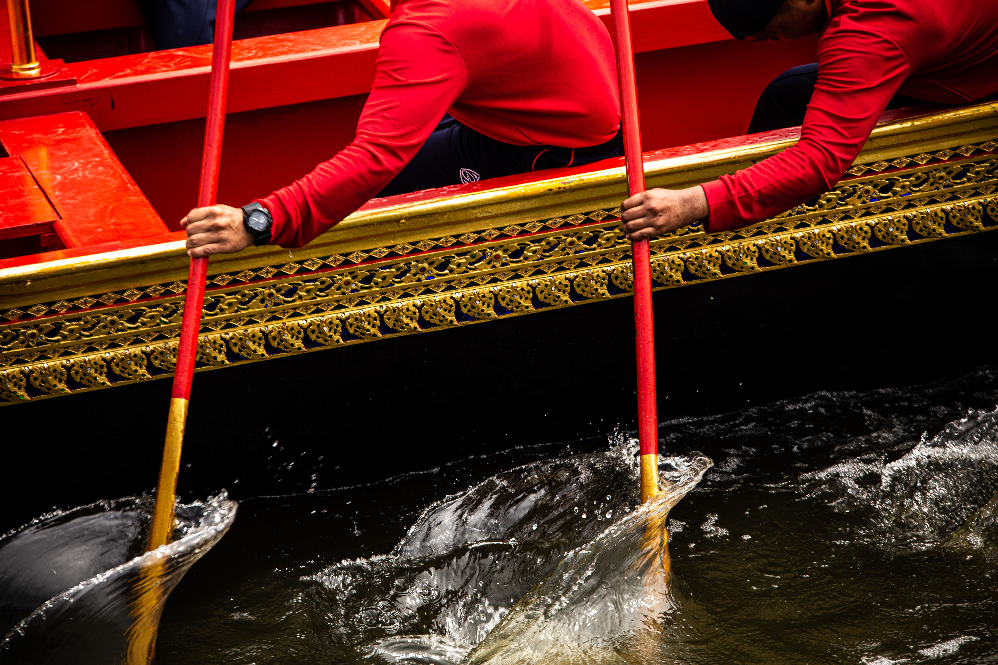 ONE OF PHOTOGRAPHER AT ROYAL BARGE PROCESSION DUE TO THE ROYAL CORONATION CEREMONY OF KING RAMA X 2019