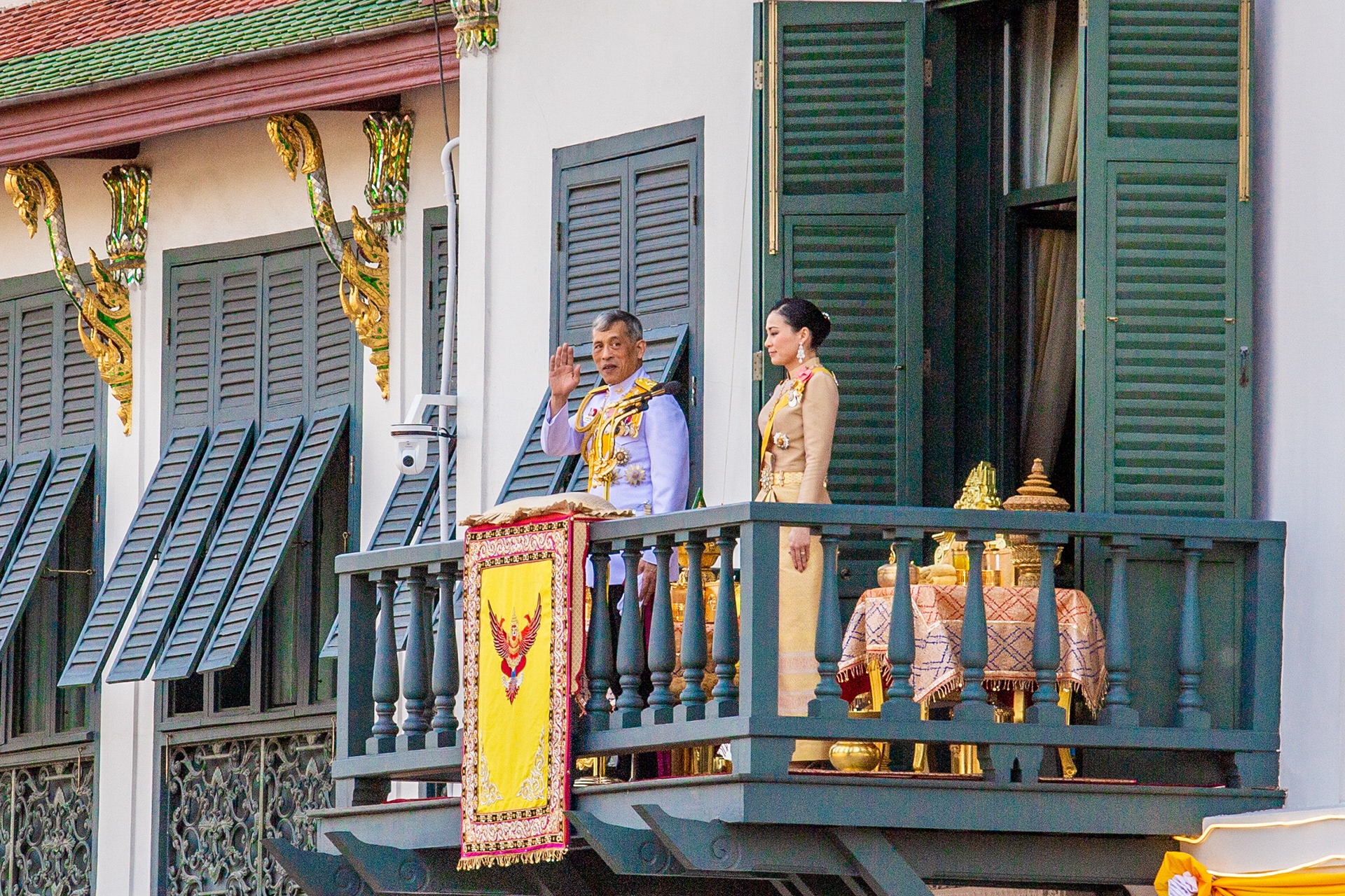 ONE OF PHOTOGRAPHER AT ROYAL CORONATION CEREMONY OF KING RAMA X 2019 ON BEHALF OF BANGKOK PHOTOGRAPHIC SOCIETY