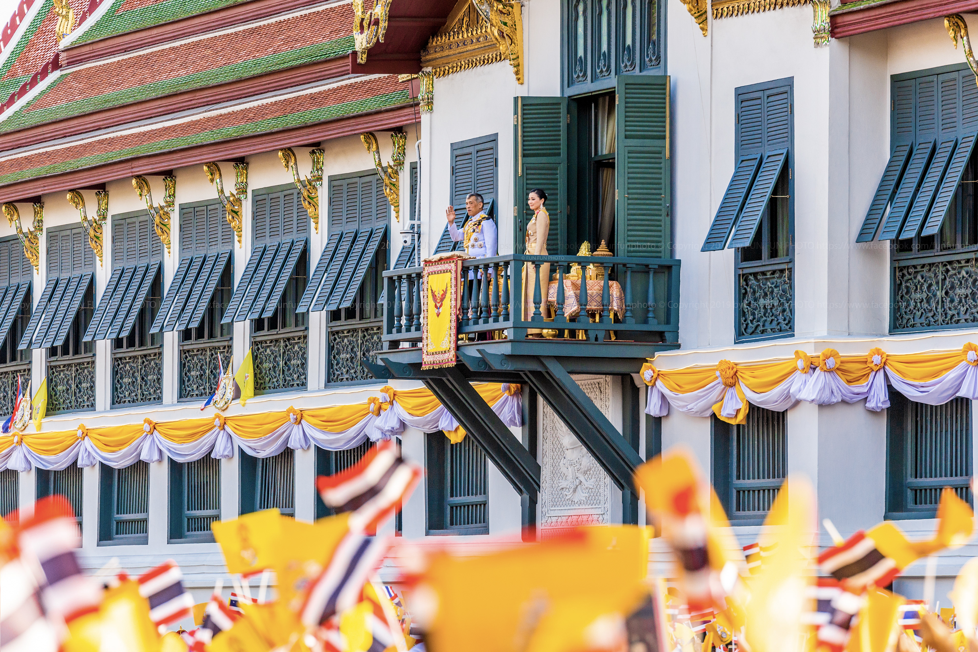 ONE OF PHOTOGRAPHER AT ROYAL CORONATION CEREMONY OF KING RAMA X 2019 ON BEHALF OF BANGKOK PHOTOGRAPHIC SOCIETY