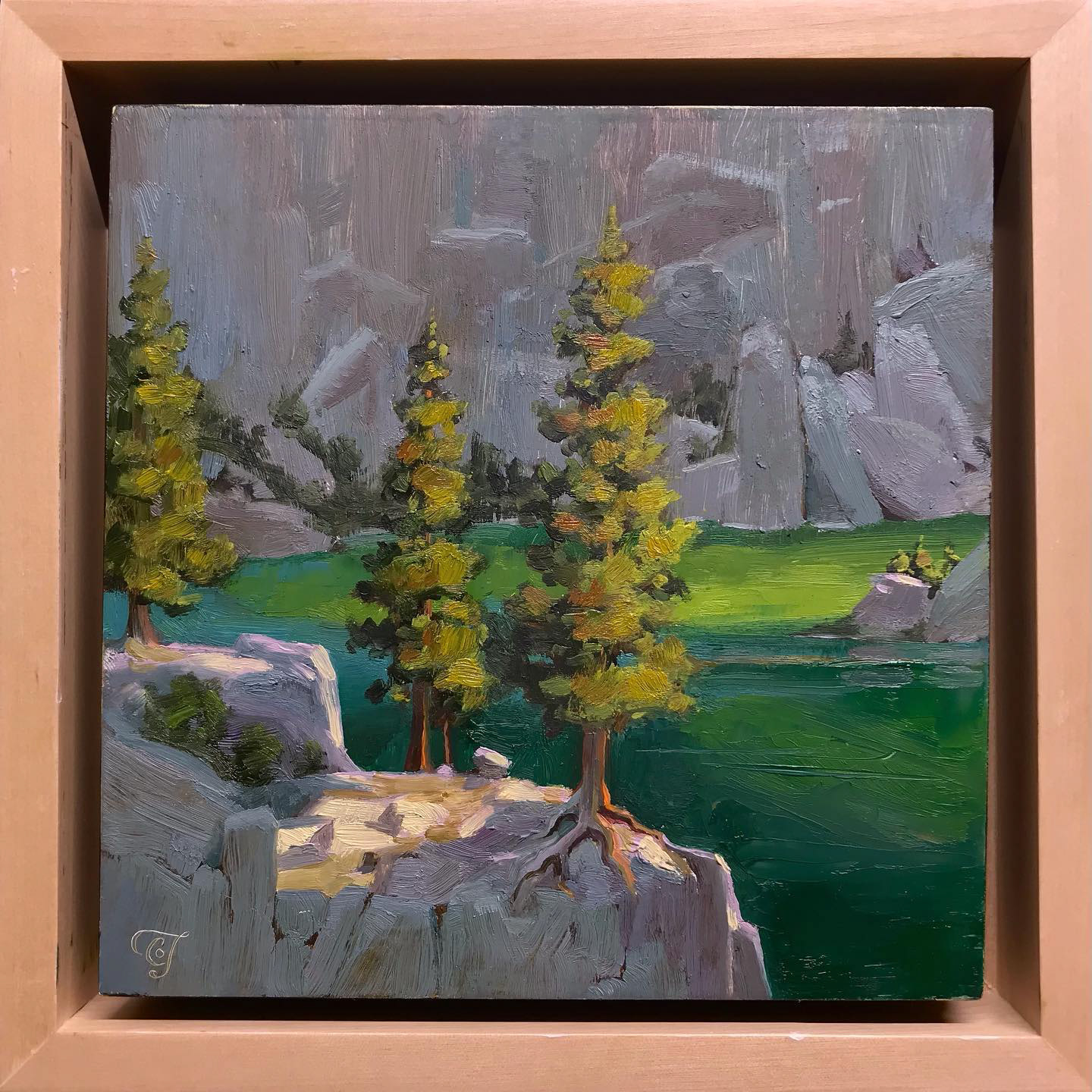Alpine Lake 6x6 Reg $300 SALE: $150 With Frame: $175