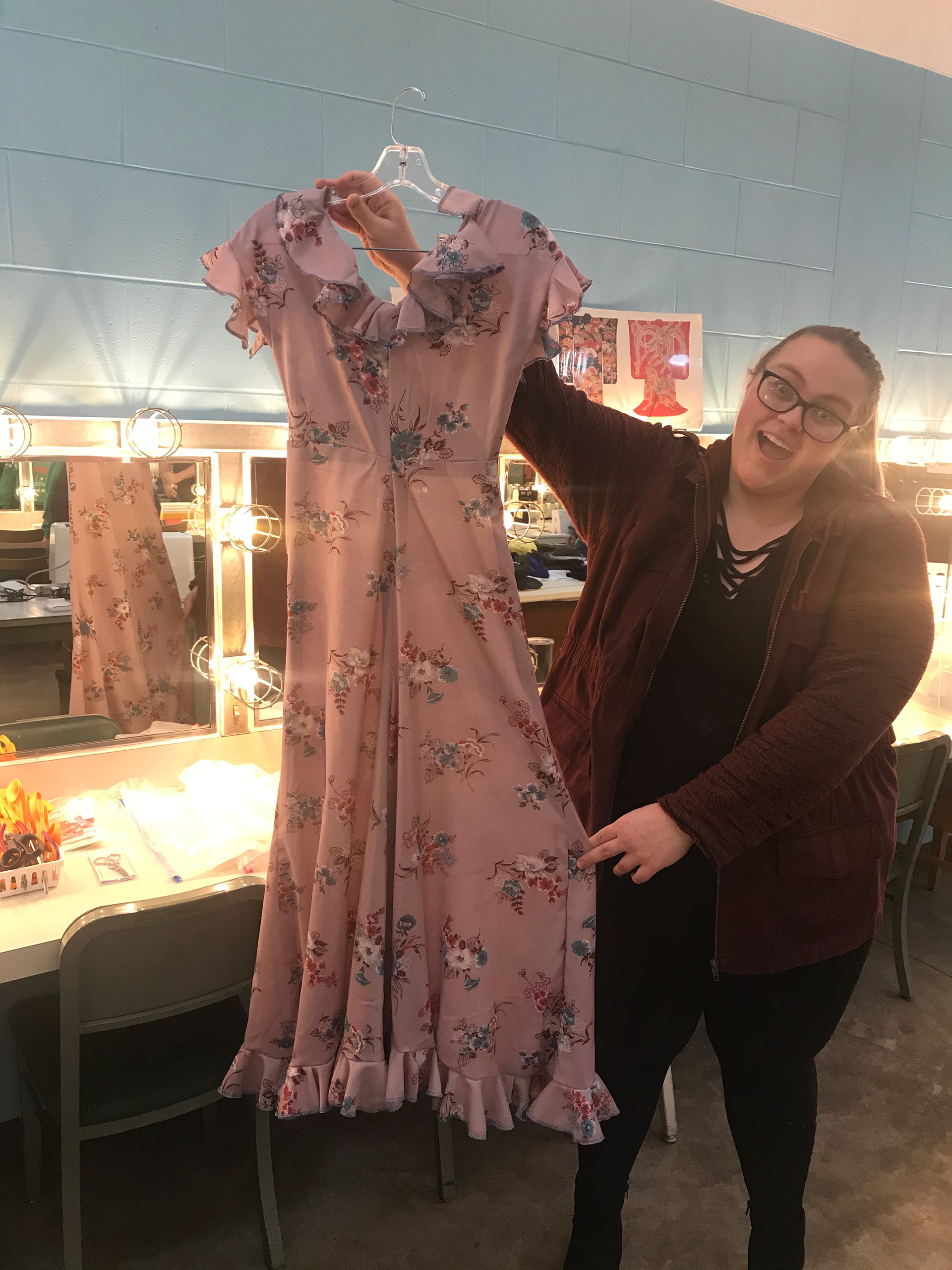 Vintage 1930s Dress | Made from 1/8 figure drawings