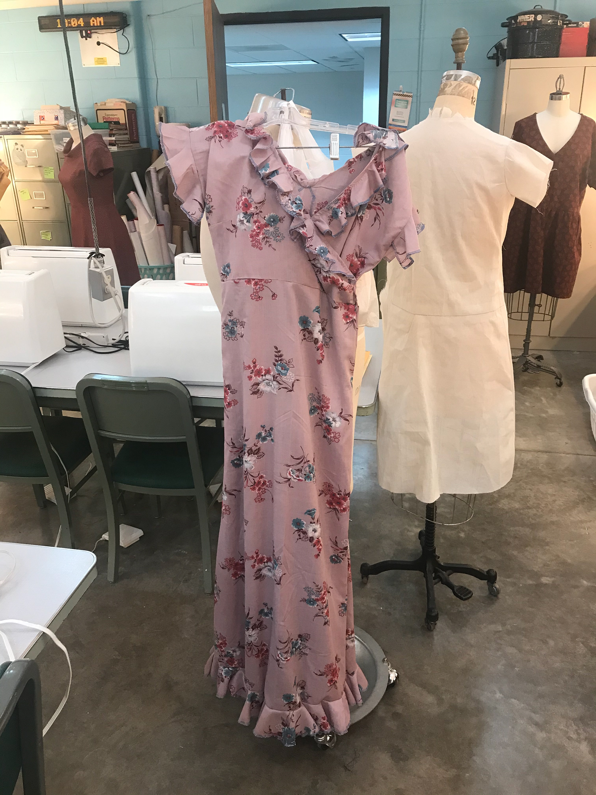 Vintage 1930s Dress | Made from 1/8 figure drawings