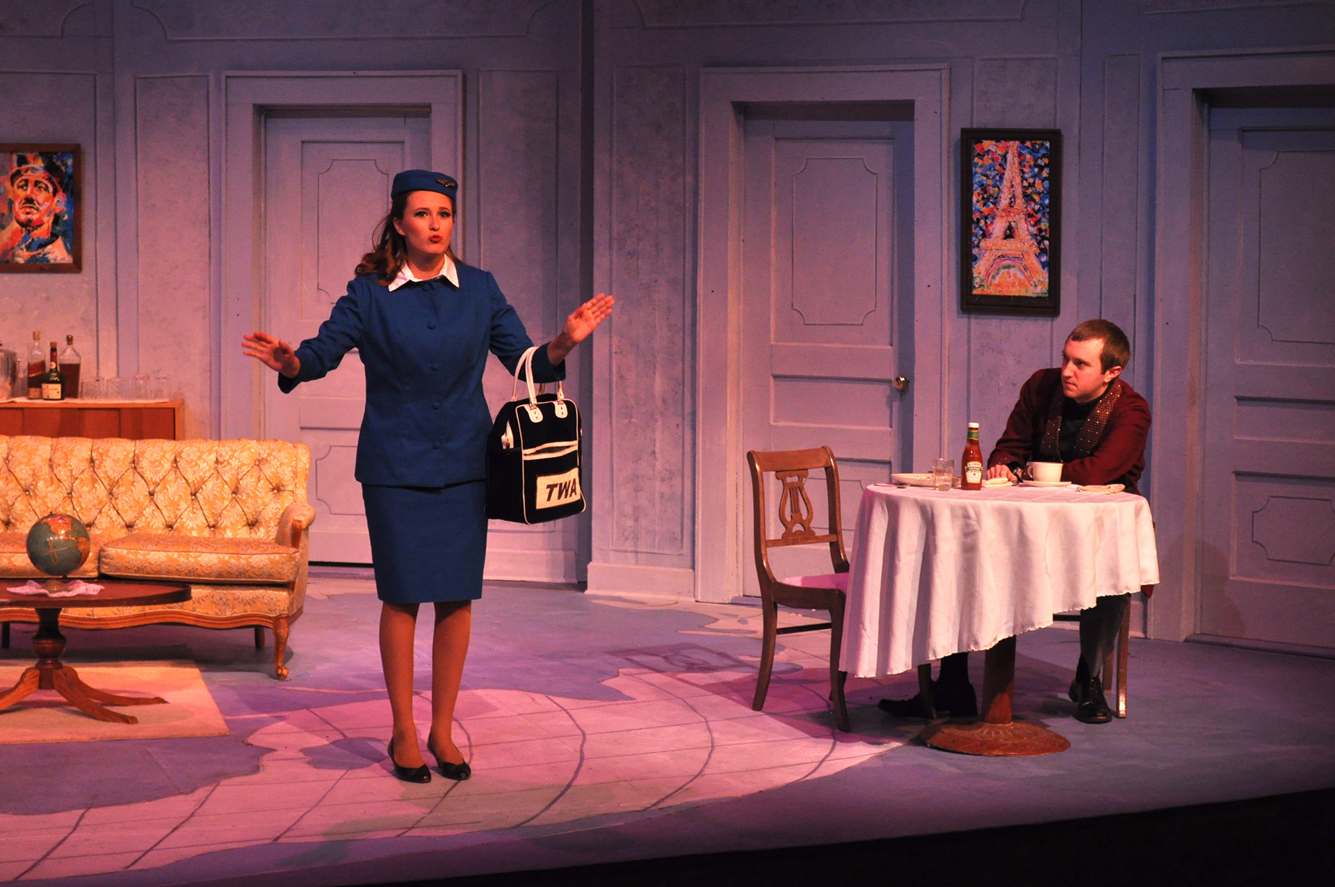 Flight Attendant Jacket and Skirt Combo