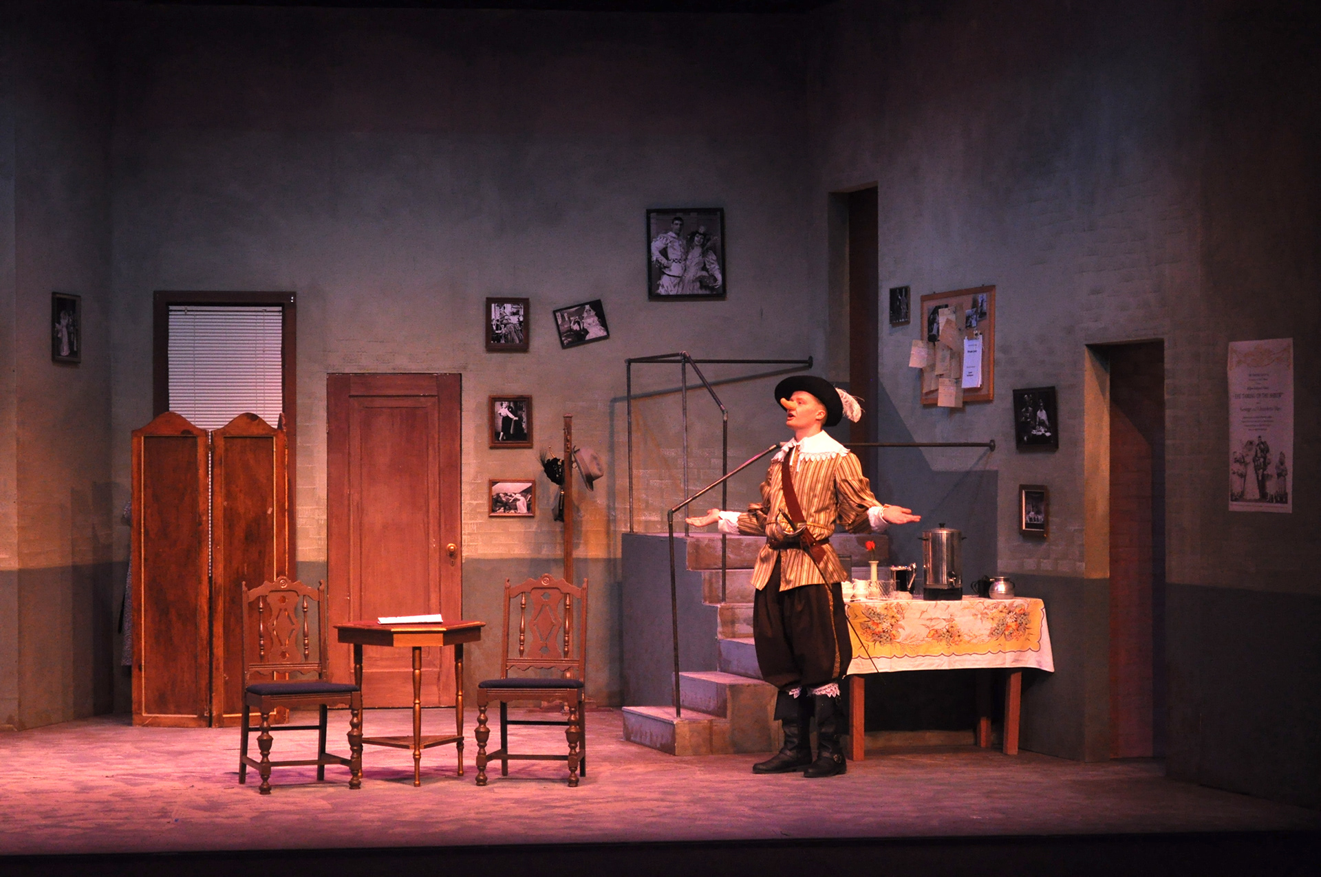 Prosthetic Makeup, Breeches, and Ruff