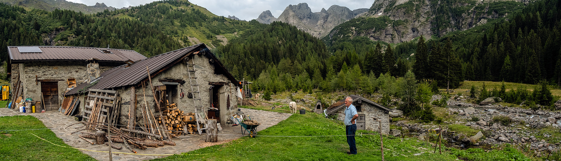 Panoramic view of Baita Caronno