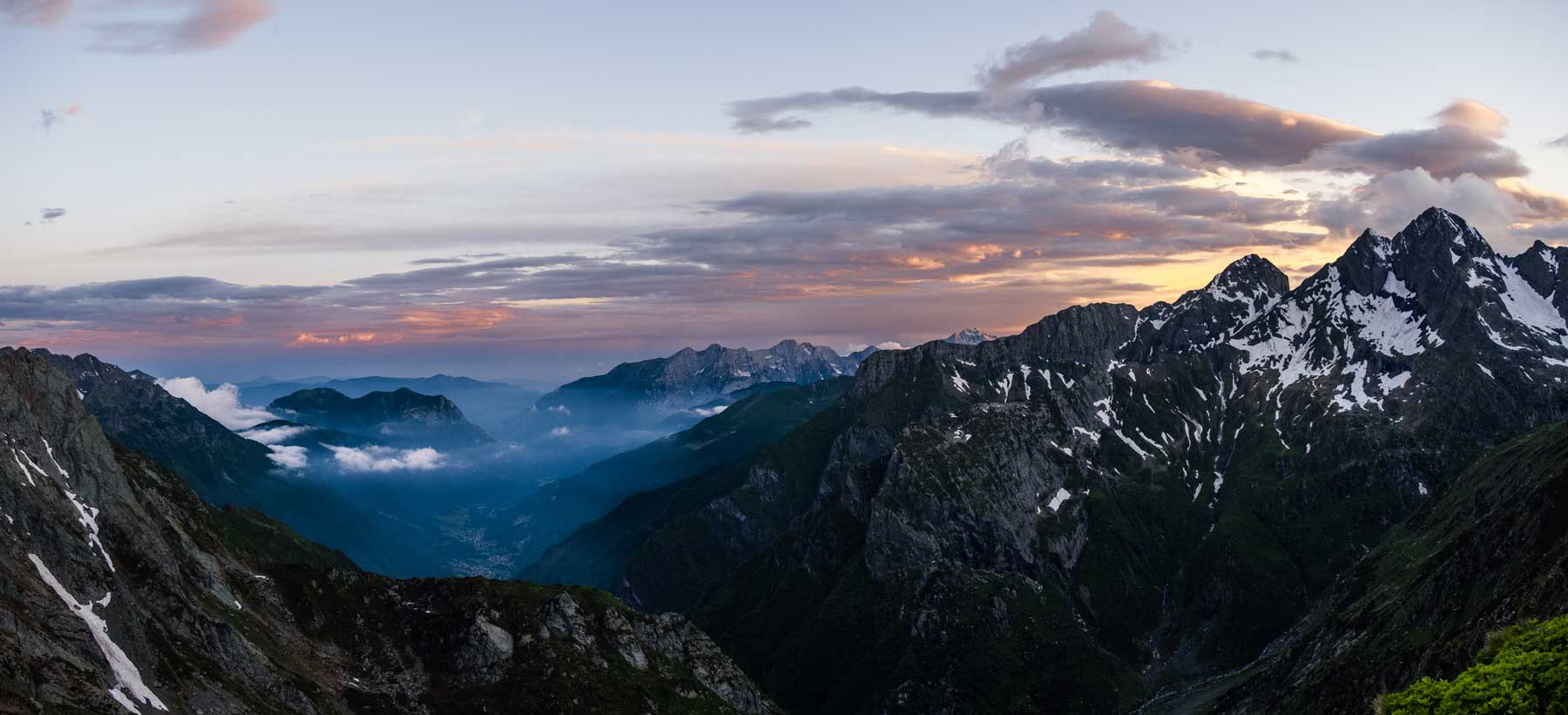 View over the valley